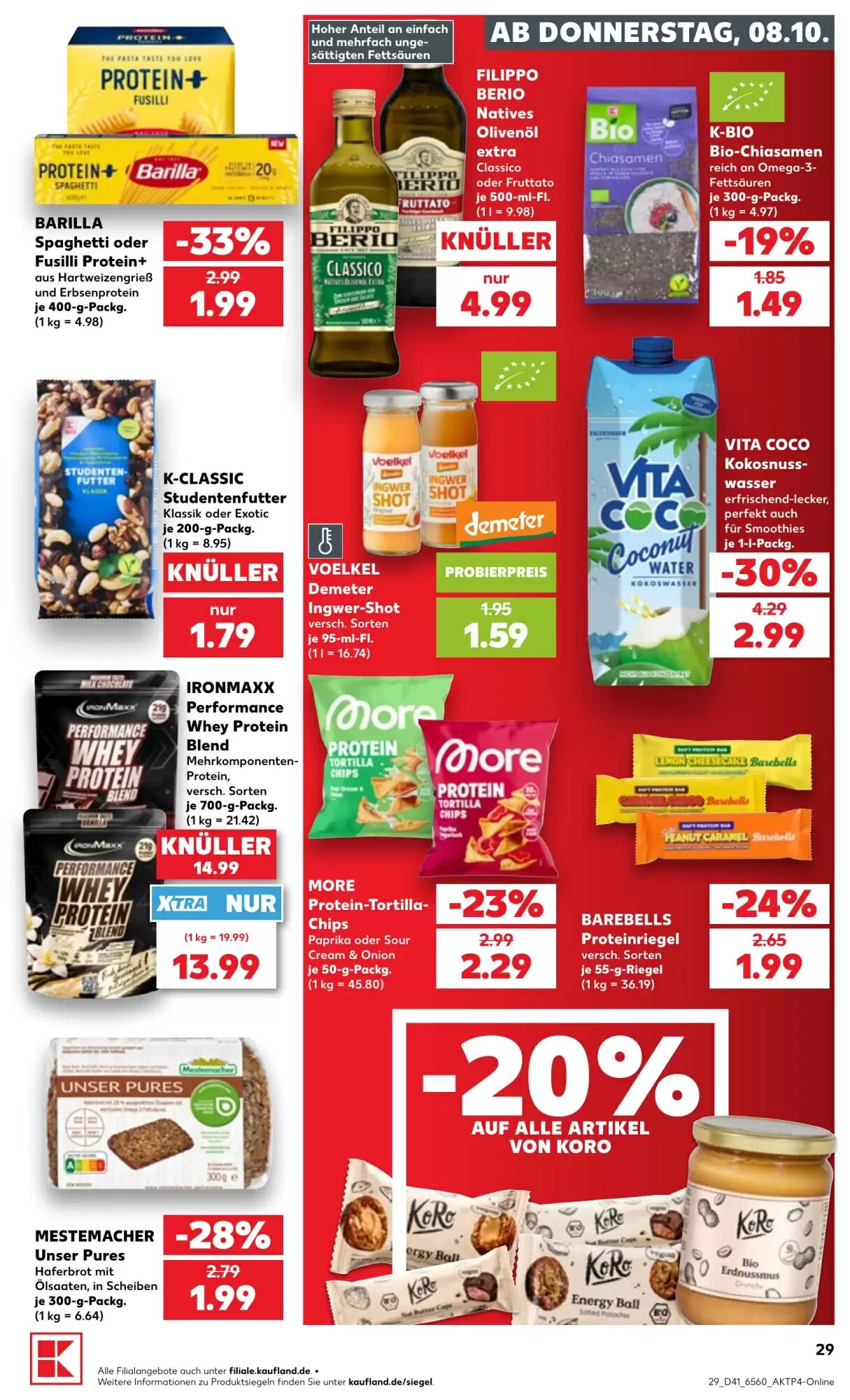 Kaufland Prospekt (ab 08.10.2026) zum Blättern - Seite 29