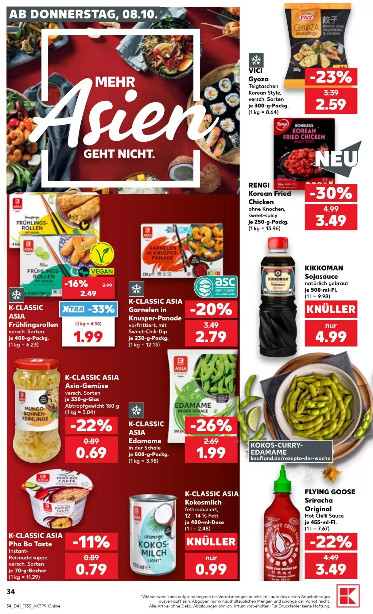 Kaufland Prospekt (ab 08.10.2026) zum Blättern - Seite 34