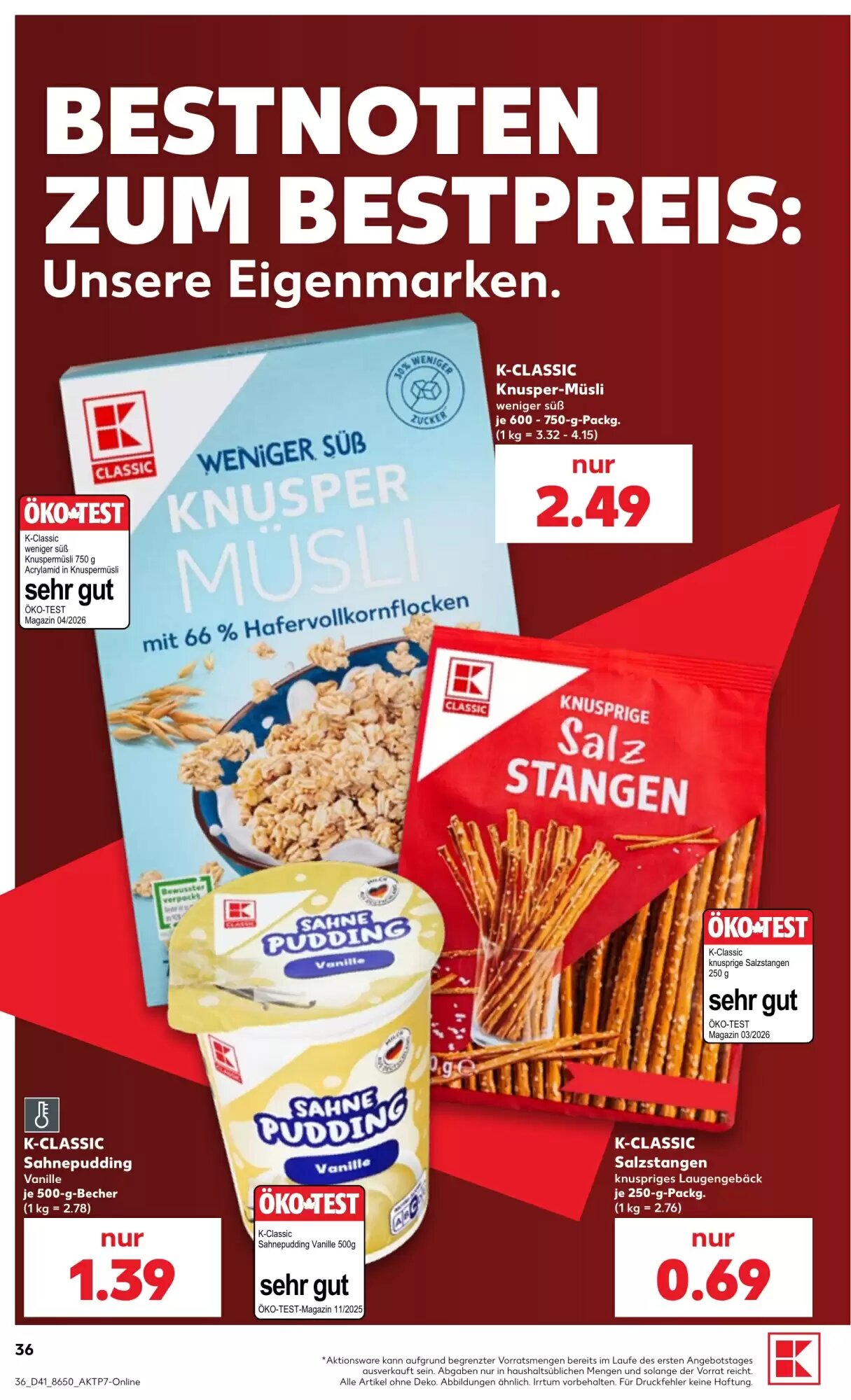 Kaufland Prospekt (ab 08.10.2026) zum Blättern - Seite 36