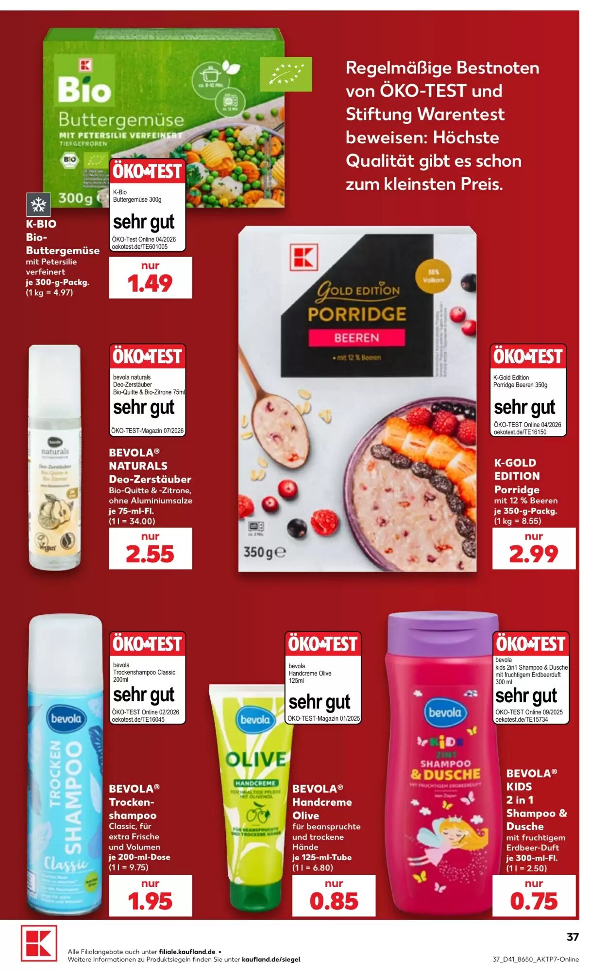 Kaufland Prospekt (ab 08.10.2026) zum Blättern - Seite 37