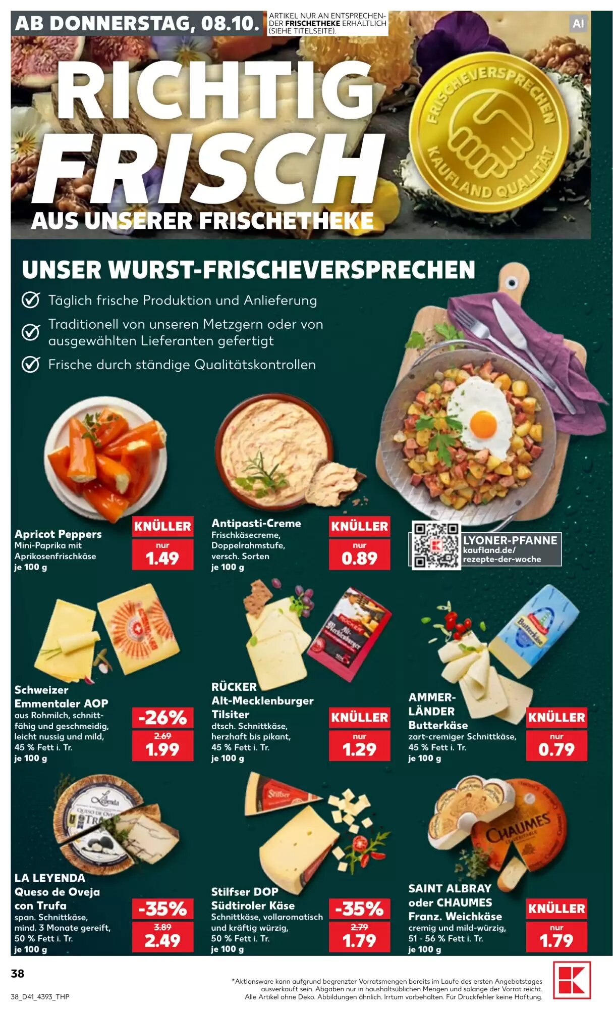 Kaufland Prospekt (ab 08.10.2026) zum Blättern - Seite 38