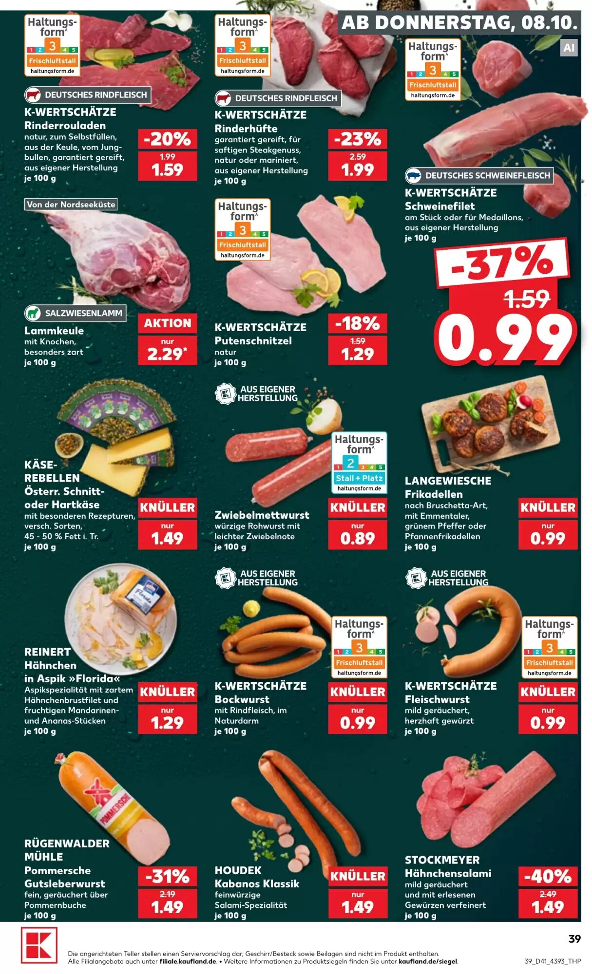 Kaufland Prospekt (ab 08.10.2026) zum Blättern - Seite 39