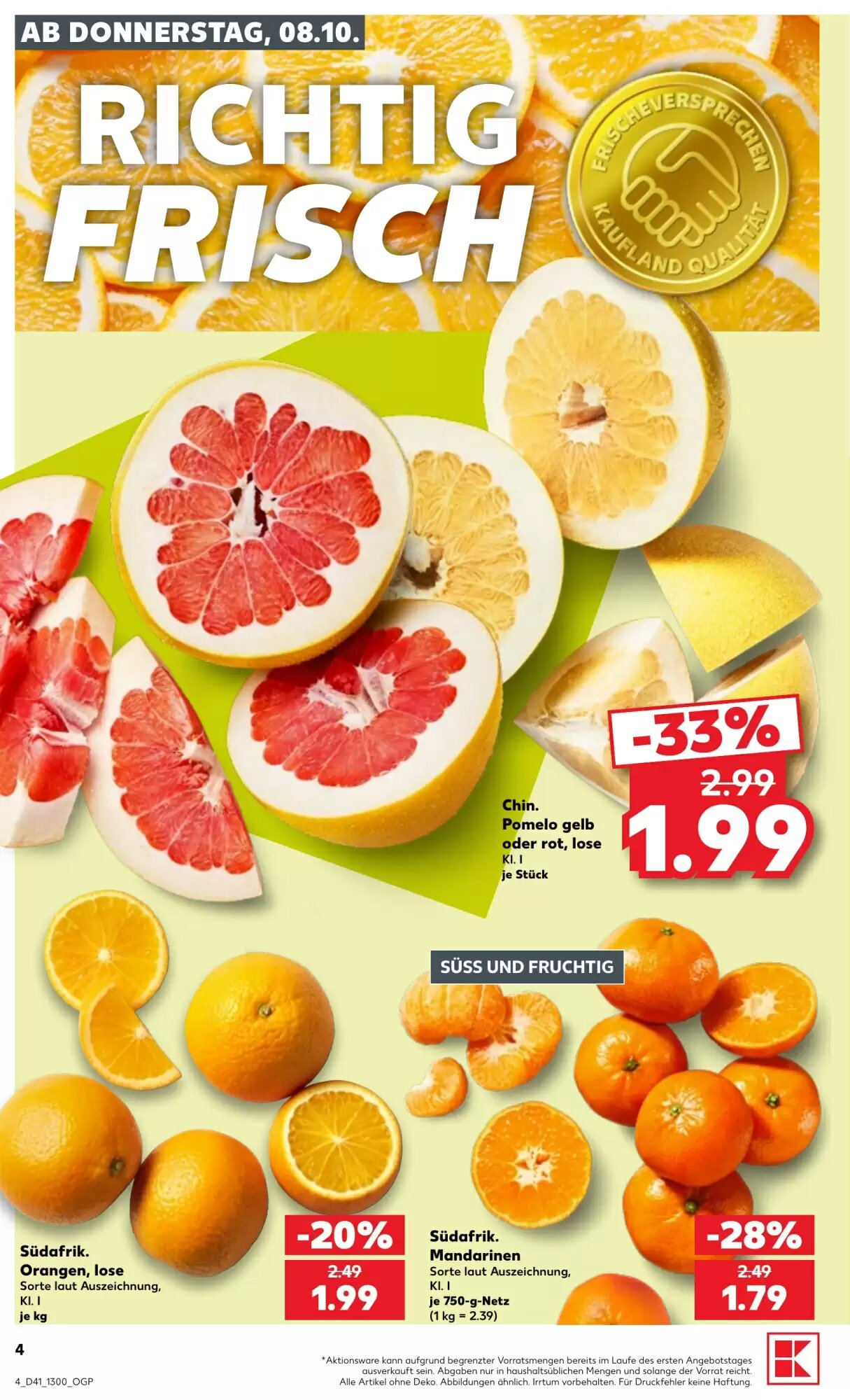 Kaufland Prospekt (ab 08.10.2026) zum Blättern - Seite 4