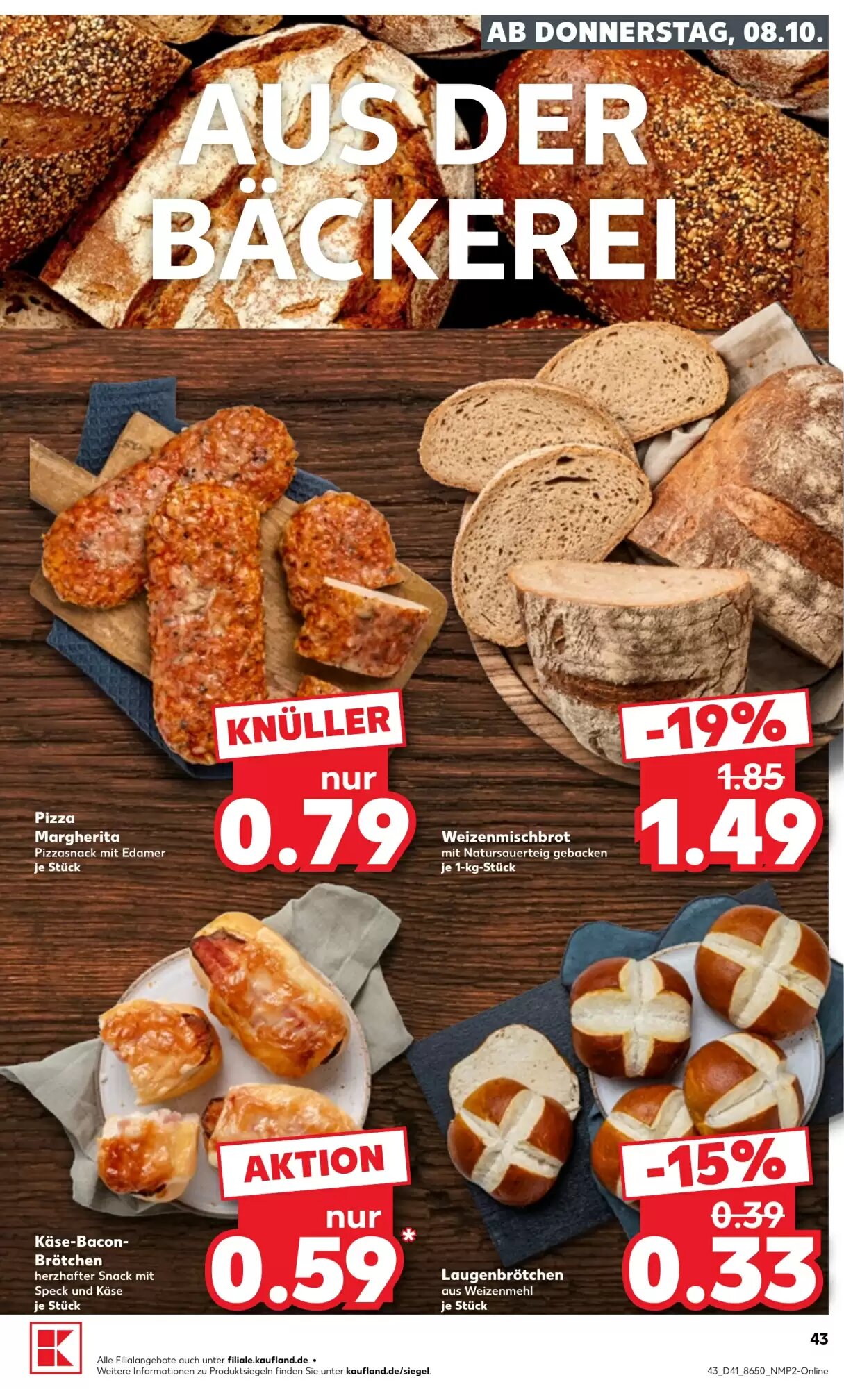 Kaufland Prospekt (ab 08.10.2026) zum Blättern - Seite 43