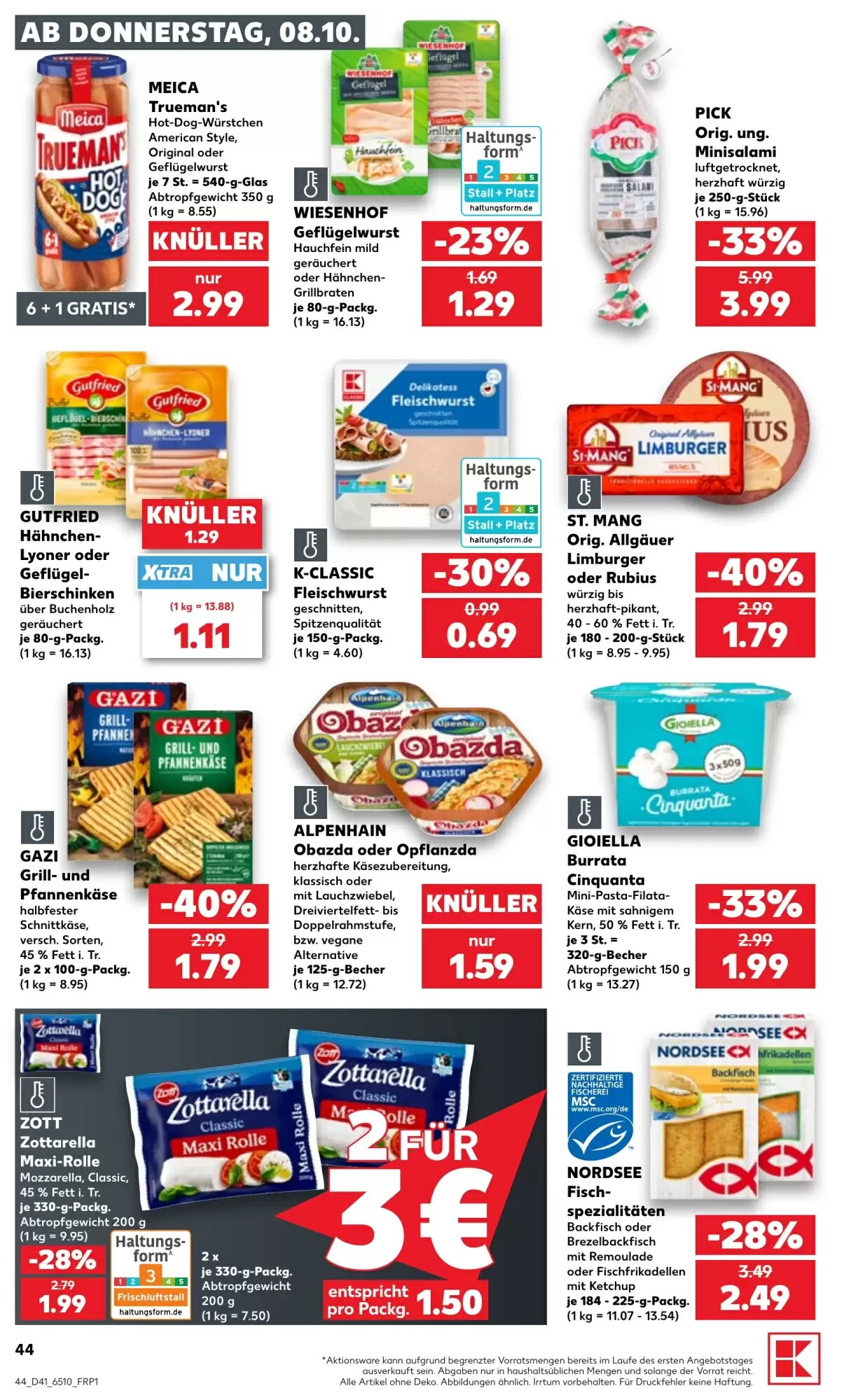 Kaufland Prospekt (ab 08.10.2026) zum Blättern - Seite 44