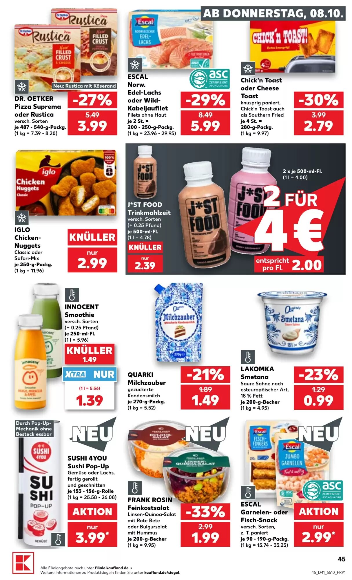 Kaufland Prospekt (ab 08.10.2026) zum Blättern - Seite 45