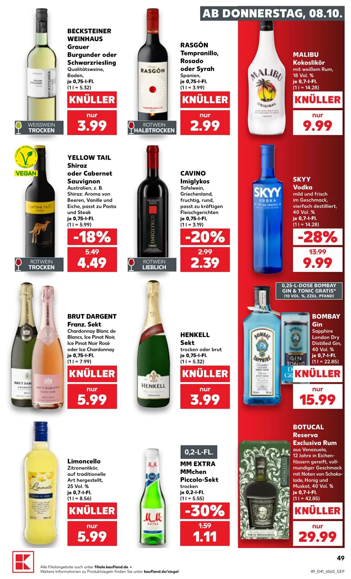 Kaufland Prospekt (ab 08.10.2026) zum Blättern - Seite 49