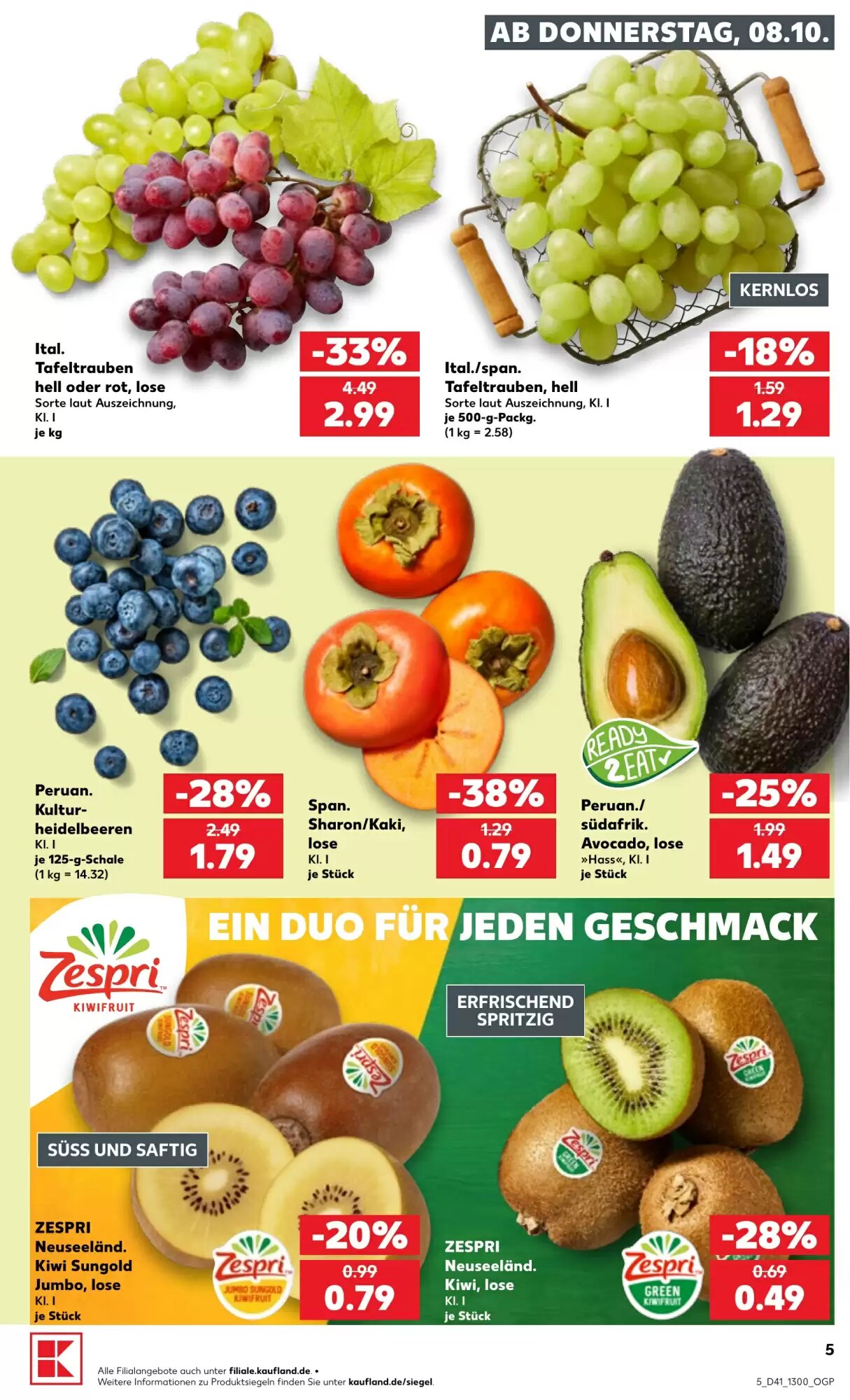 Kaufland Prospekt (ab 08.10.2026) zum Blättern - Seite 5
