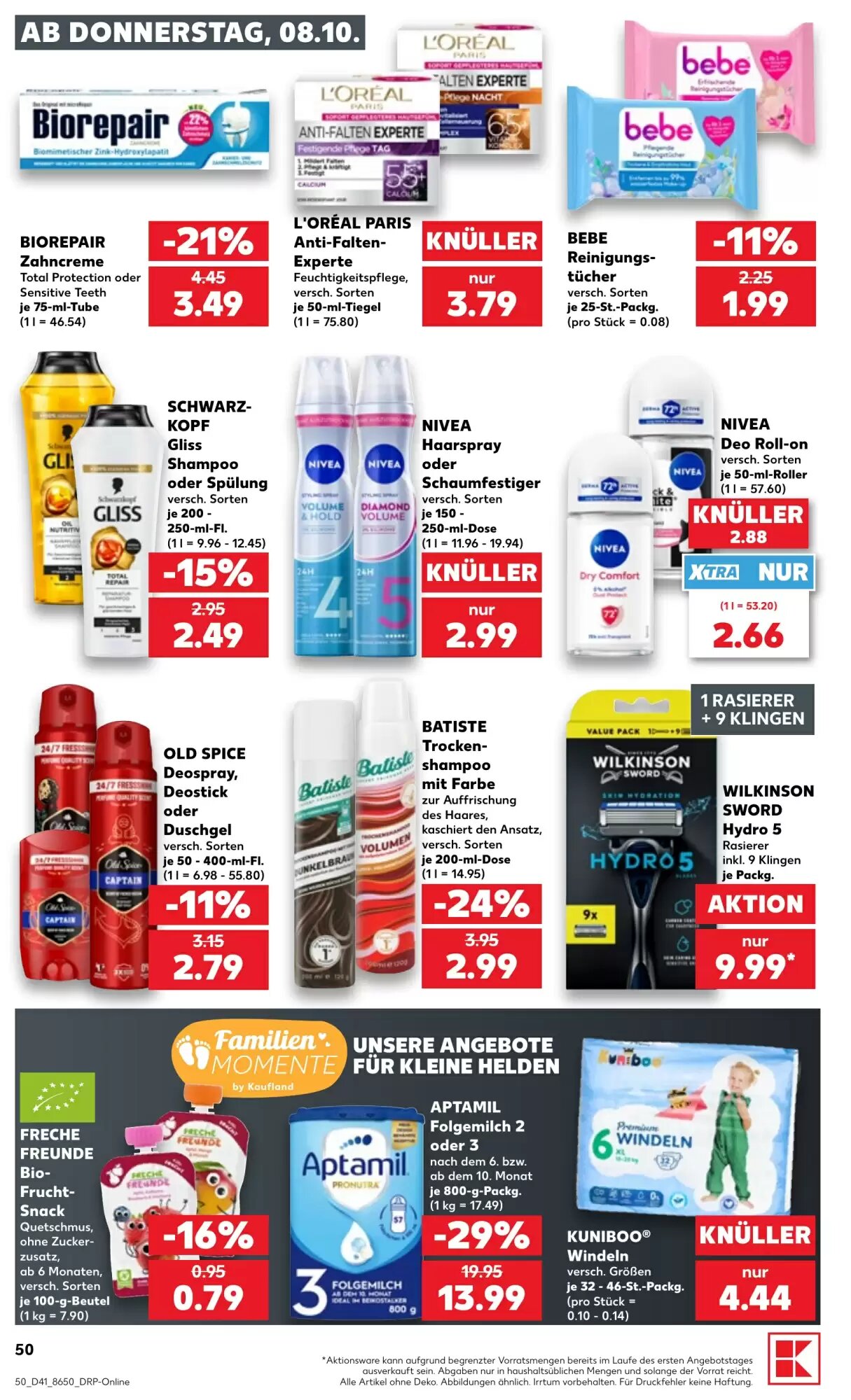 Kaufland Prospekt (ab 08.10.2026) zum Blättern - Seite 50