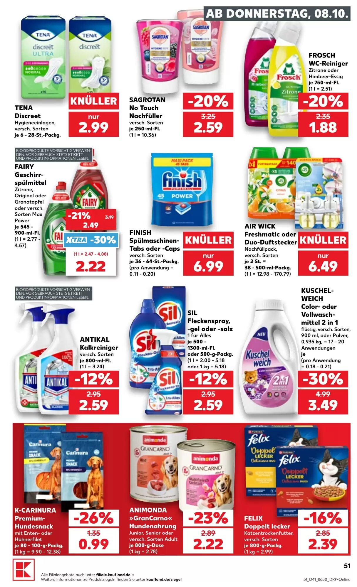 Kaufland Prospekt (ab 08.10.2026) zum Blättern - Seite 51