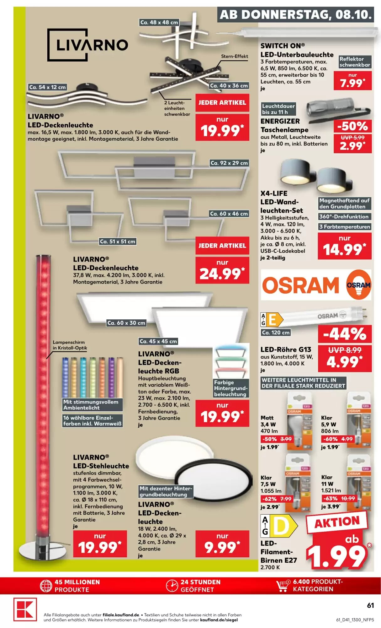 Kaufland Prospekt (ab 08.10.2026) zum Blättern - Seite 61