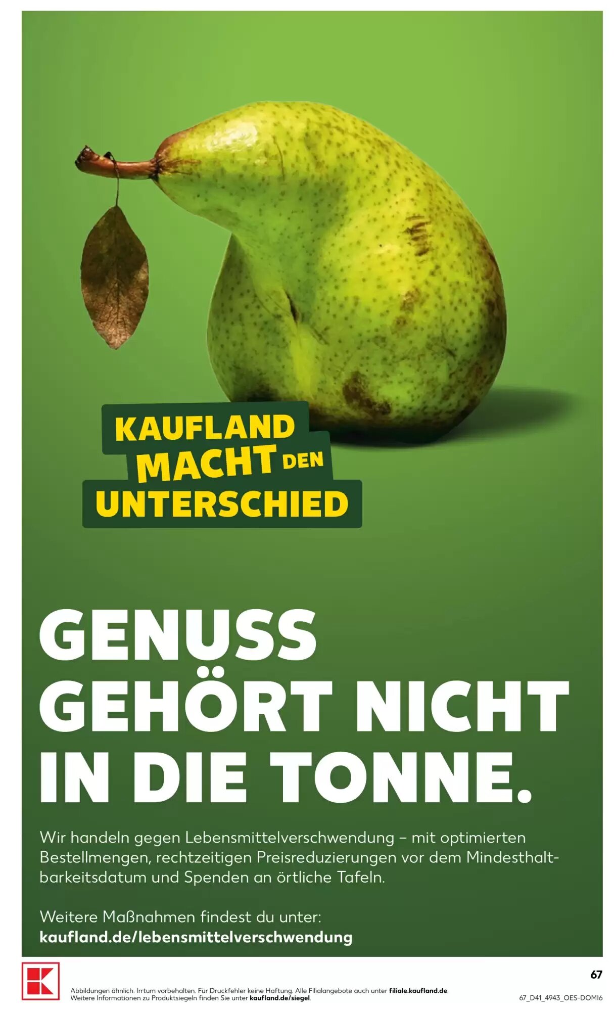 Kaufland Prospekt (ab 08.10.2026) zum Blättern - Seite 67