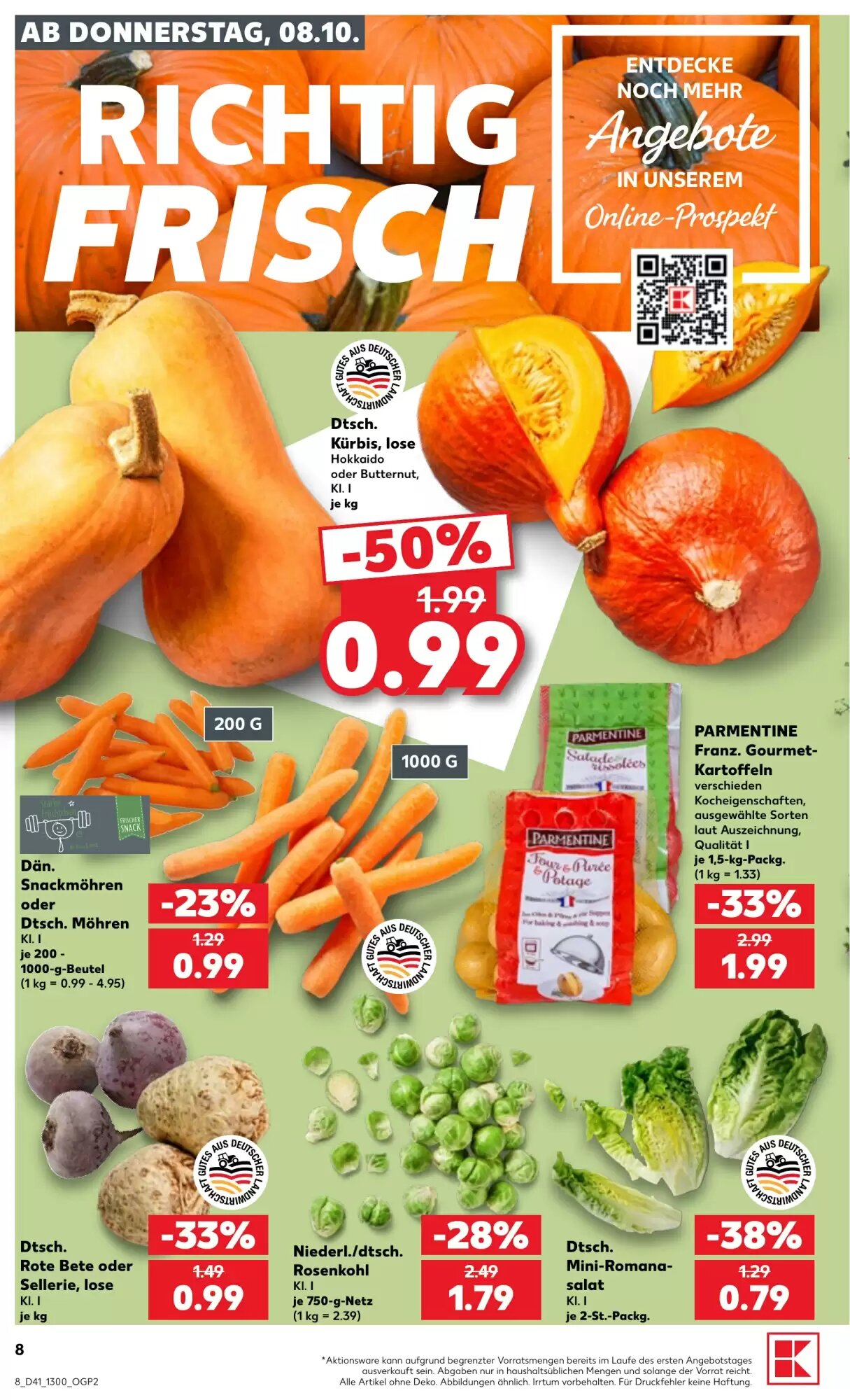 Kaufland Prospekt (ab 08.10.2026) zum Blättern - Seite 8
