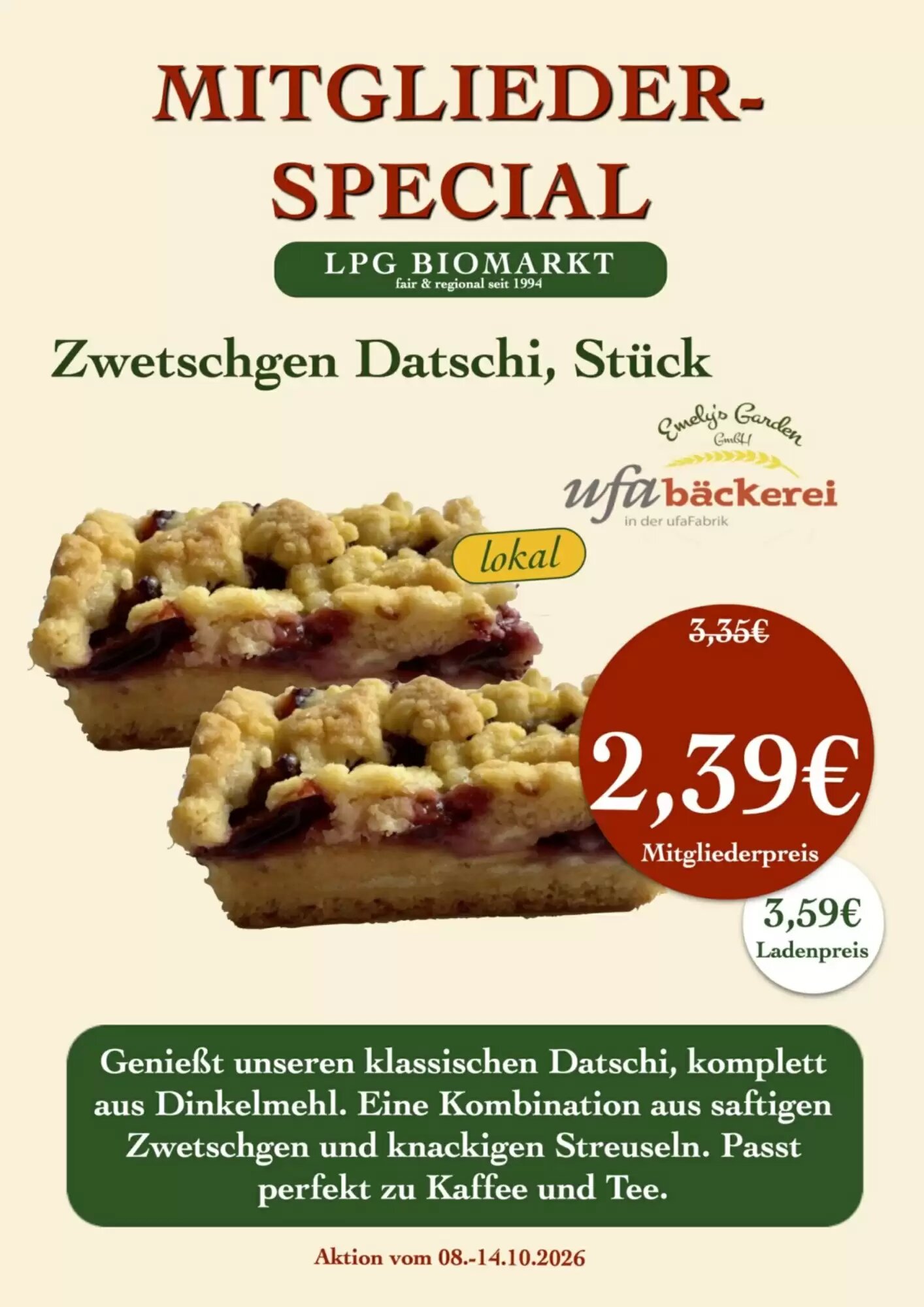 LPG Biomarkt Prospekt (ab 08.10.2026) zum Blättern - Seite 13