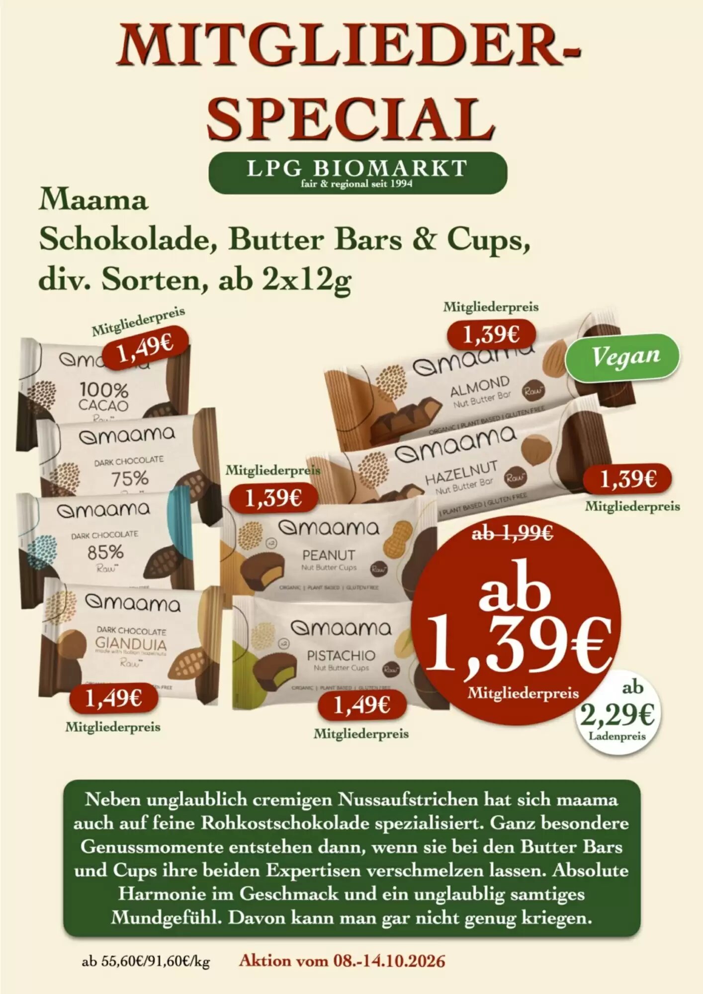 LPG Biomarkt Prospekt (ab 08.10.2026) zum Blättern - Seite 15