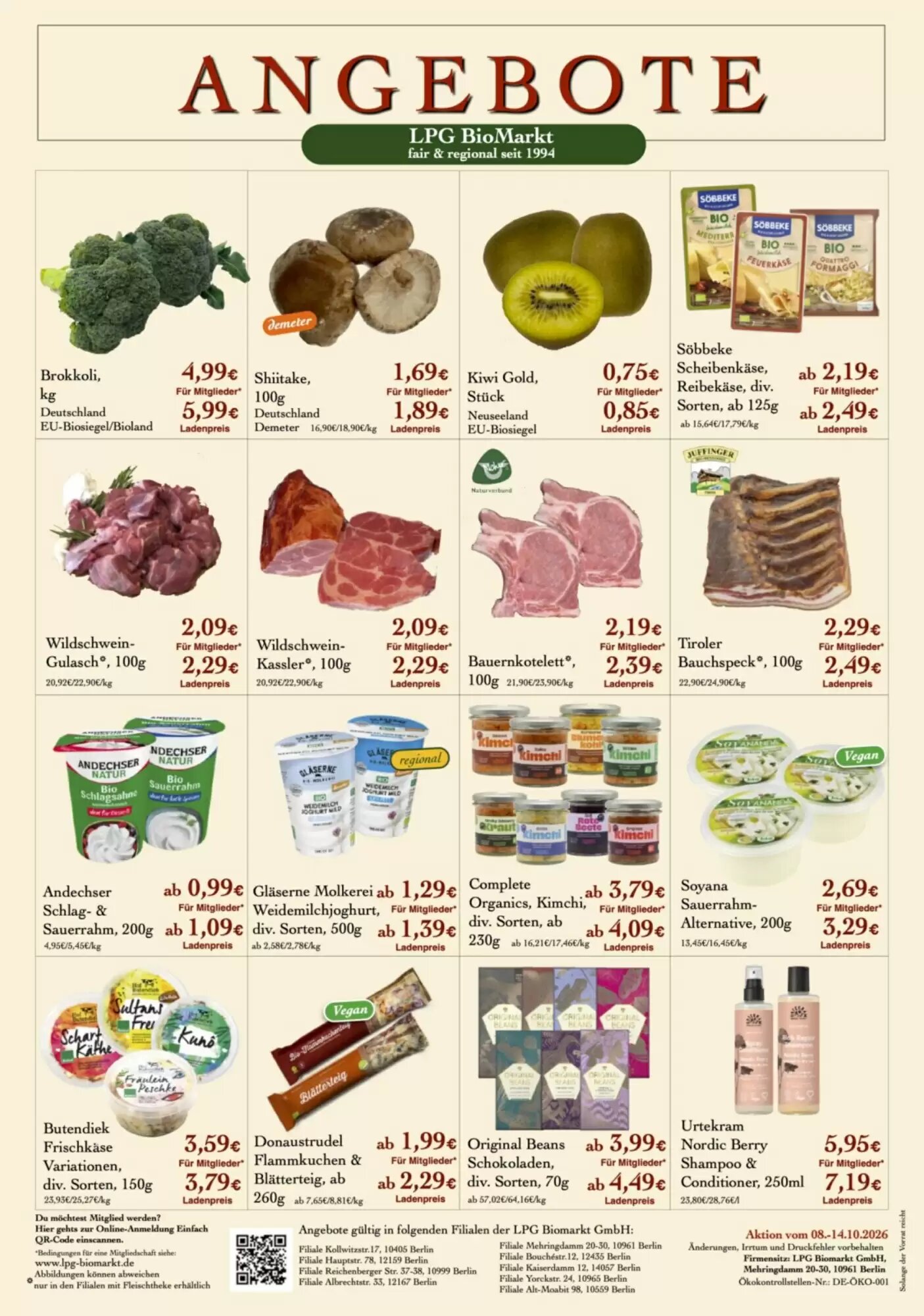 LPG Biomarkt Prospekt (ab 08.10.2026) zum Blättern - Seite 2
