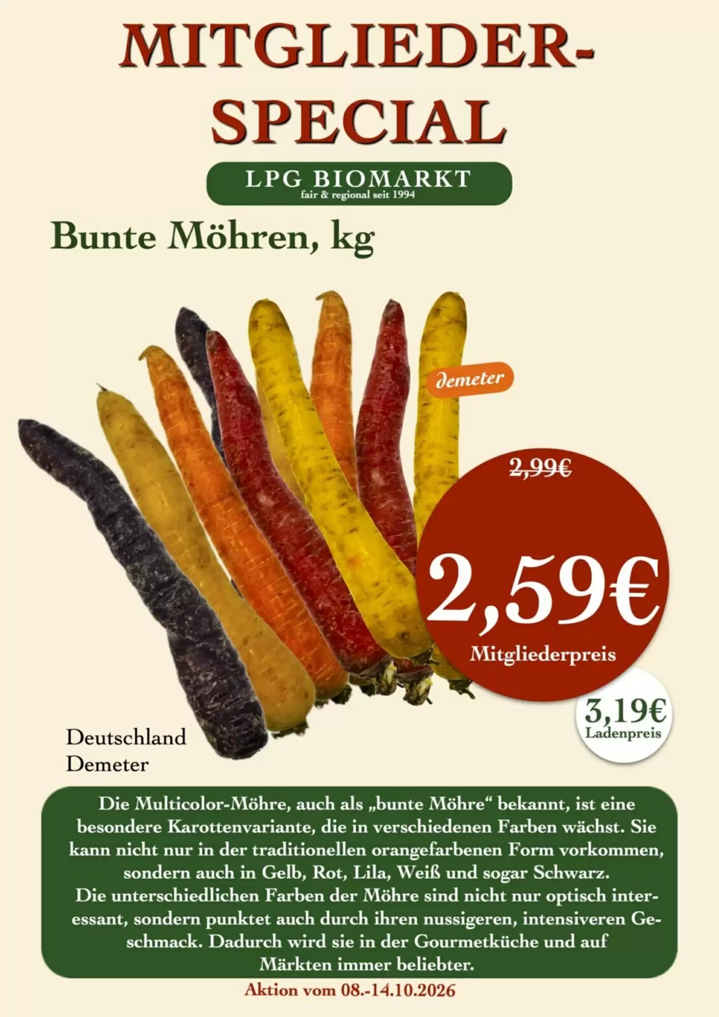 LPG Biomarkt Prospekt (ab 08.10.2026) zum Blättern - Seite 6