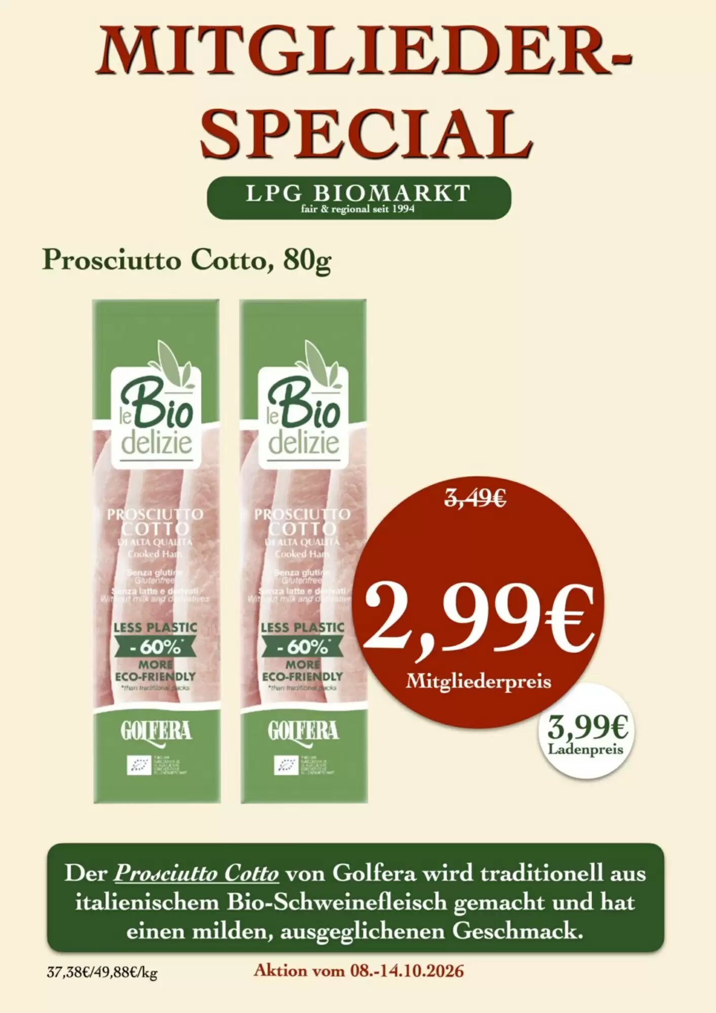 LPG Biomarkt Prospekt (ab 08.10.2026) zum Blättern - Seite 8