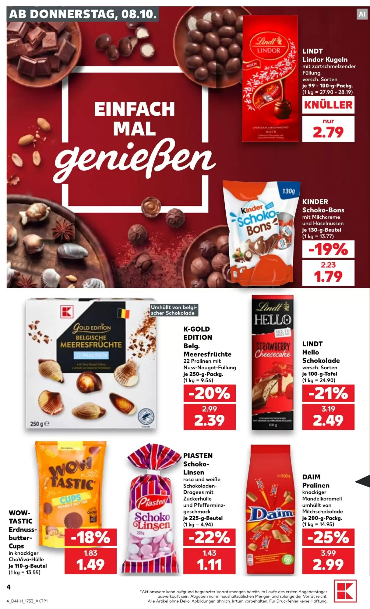 Kaufland Prospekt (ab 08.10.2026) zum Blättern - Seite 4