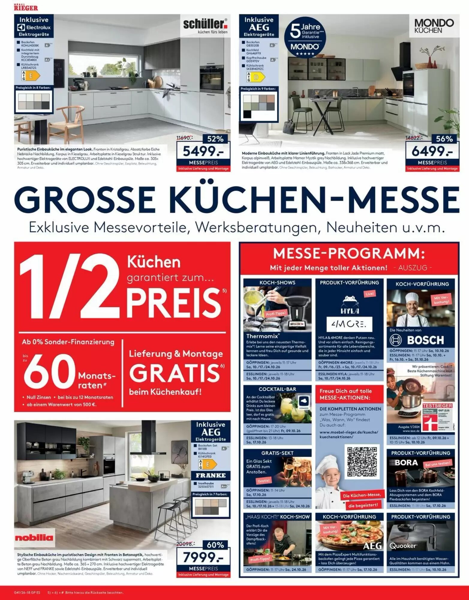 Möbel Rieger Prospekt (ab 09.10.2026) zum Blättern - Seite 18