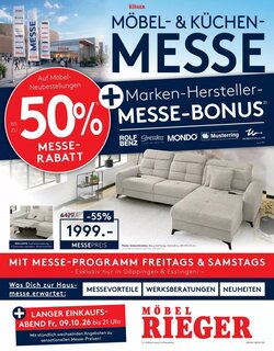 Möbel Rieger Prospekt (ab 09.10.2026) zum Blättern