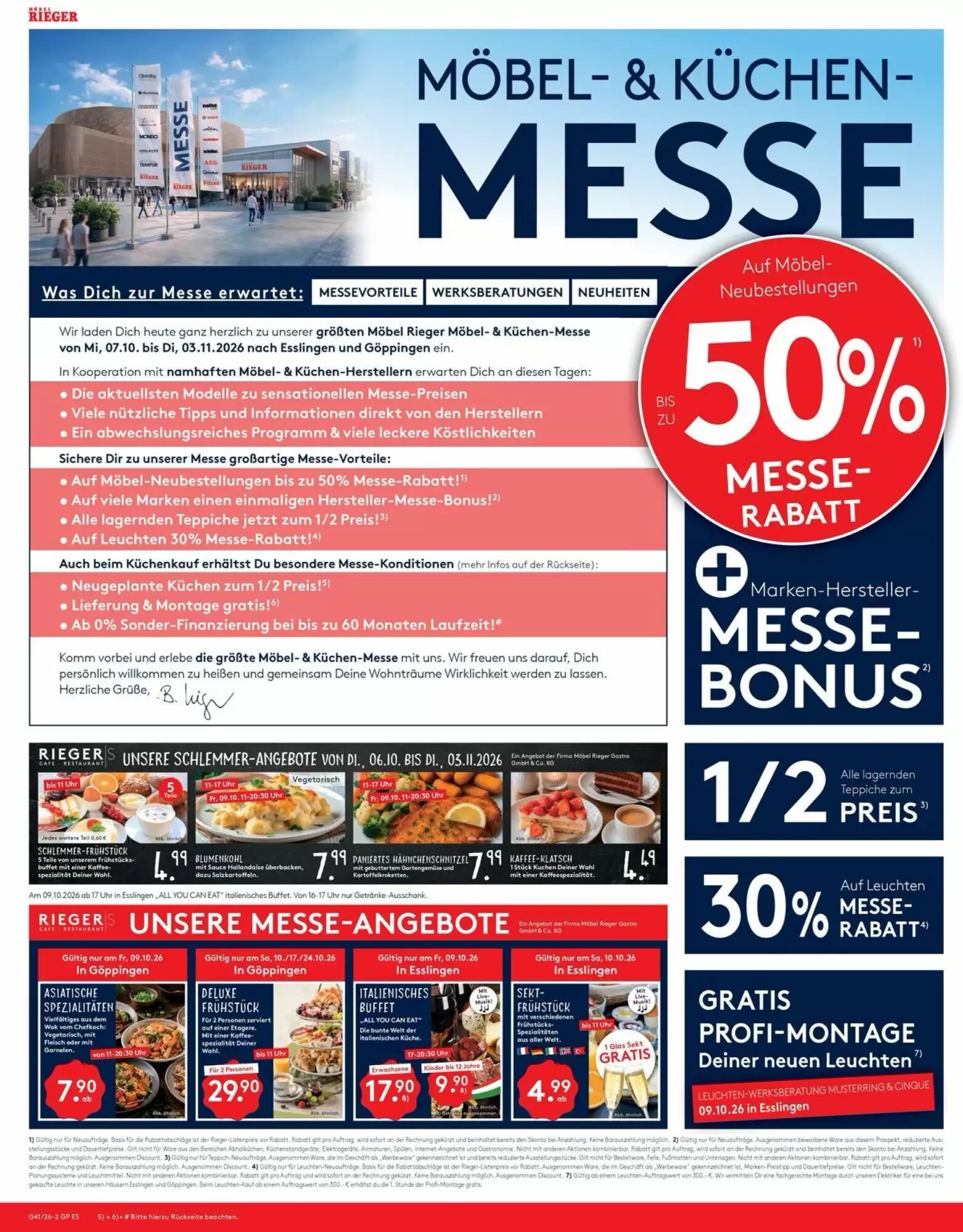 Möbel Rieger Prospekt (ab 09.10.2026) zum Blättern - Seite 2