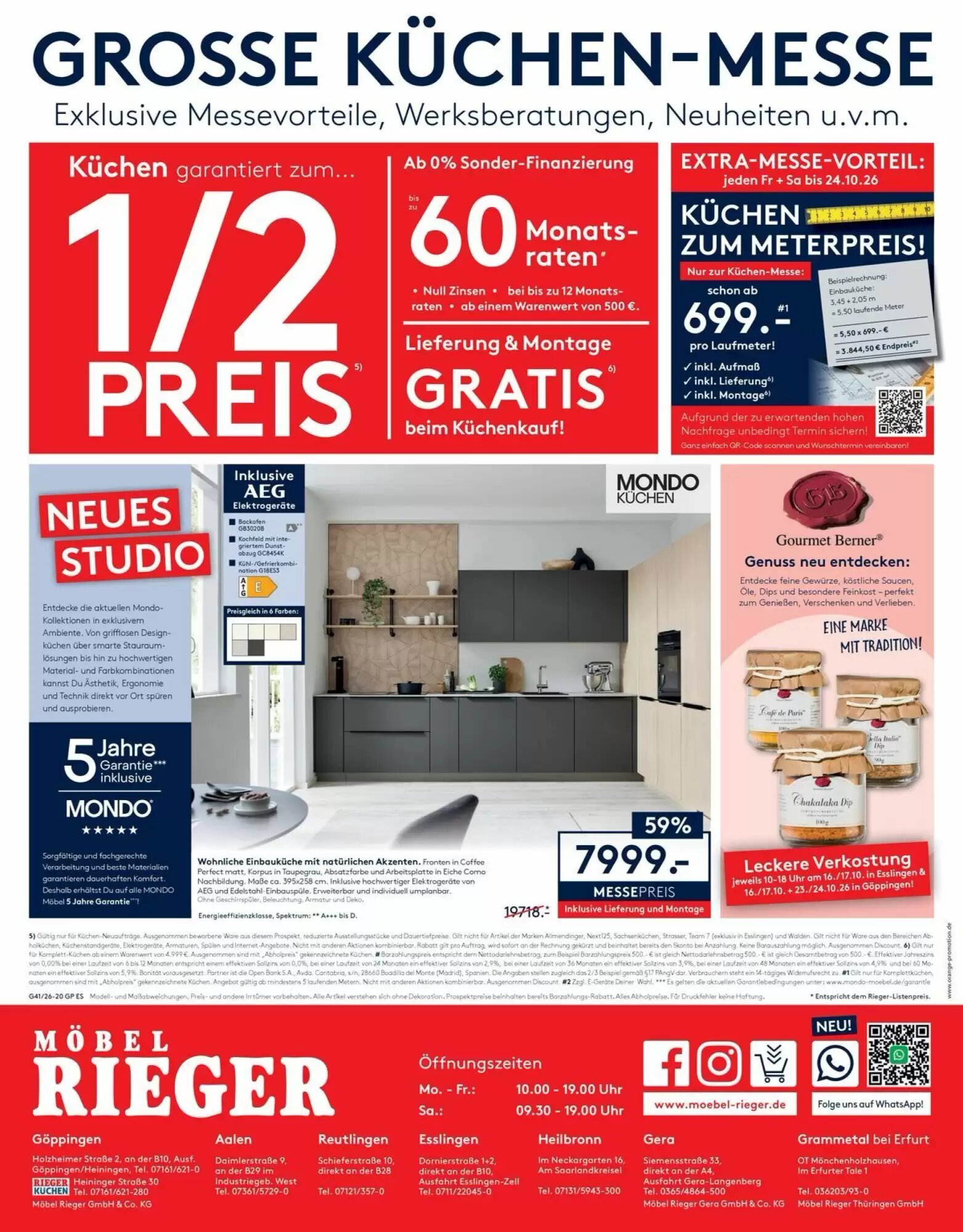 Möbel Rieger Prospekt (ab 09.10.2026) zum Blättern - Seite 20