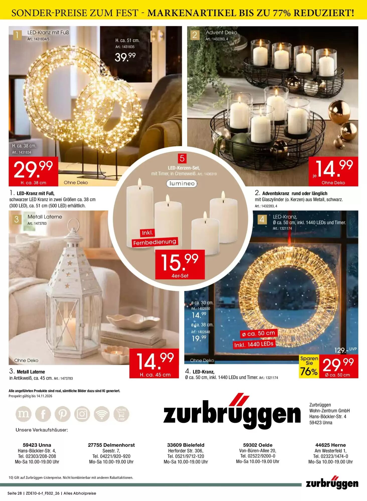 Zurbrüggen Prospekt (ab 09.10.2026) zum Blättern - Seite 28
