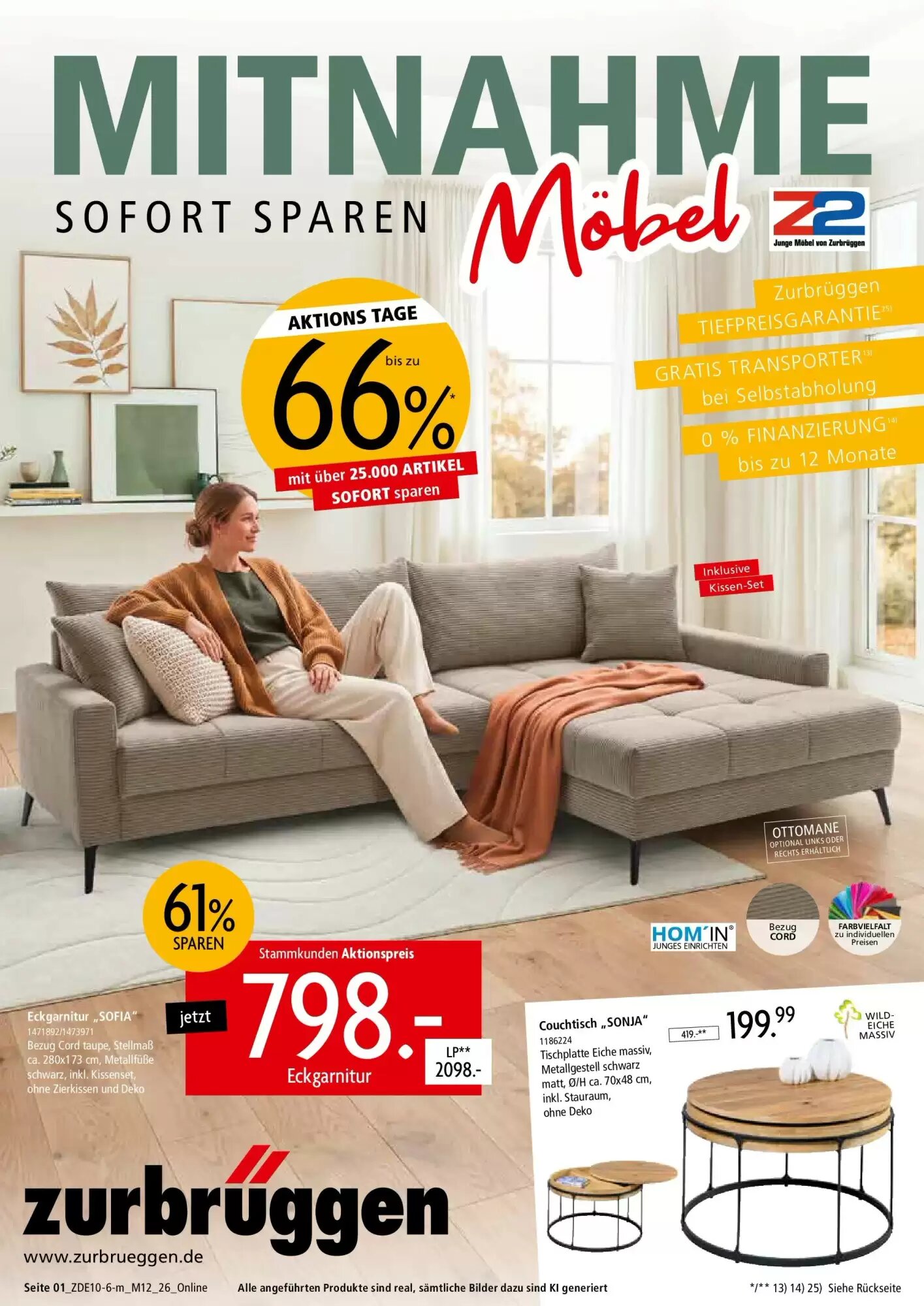Zurbrüggen Prospekt (ab 09.10.2026) zum Blättern - Seite 1