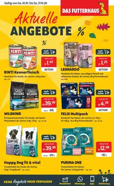 Das Futterhaus Prospekt (ab 10.10.2026) zum Blättern