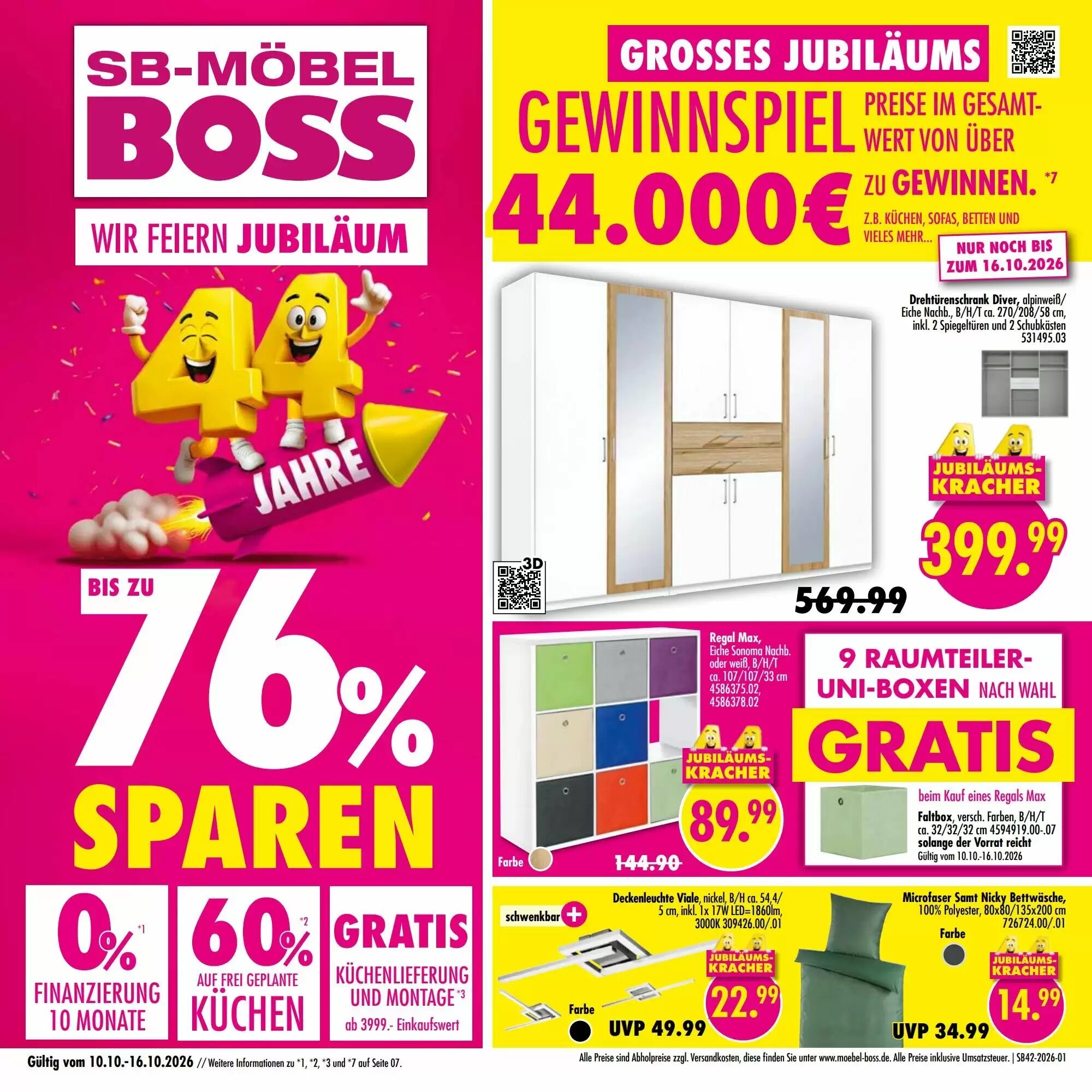 Möbel Boss Prospekt (ab 10.10.2026) zum Blättern - Seite 1