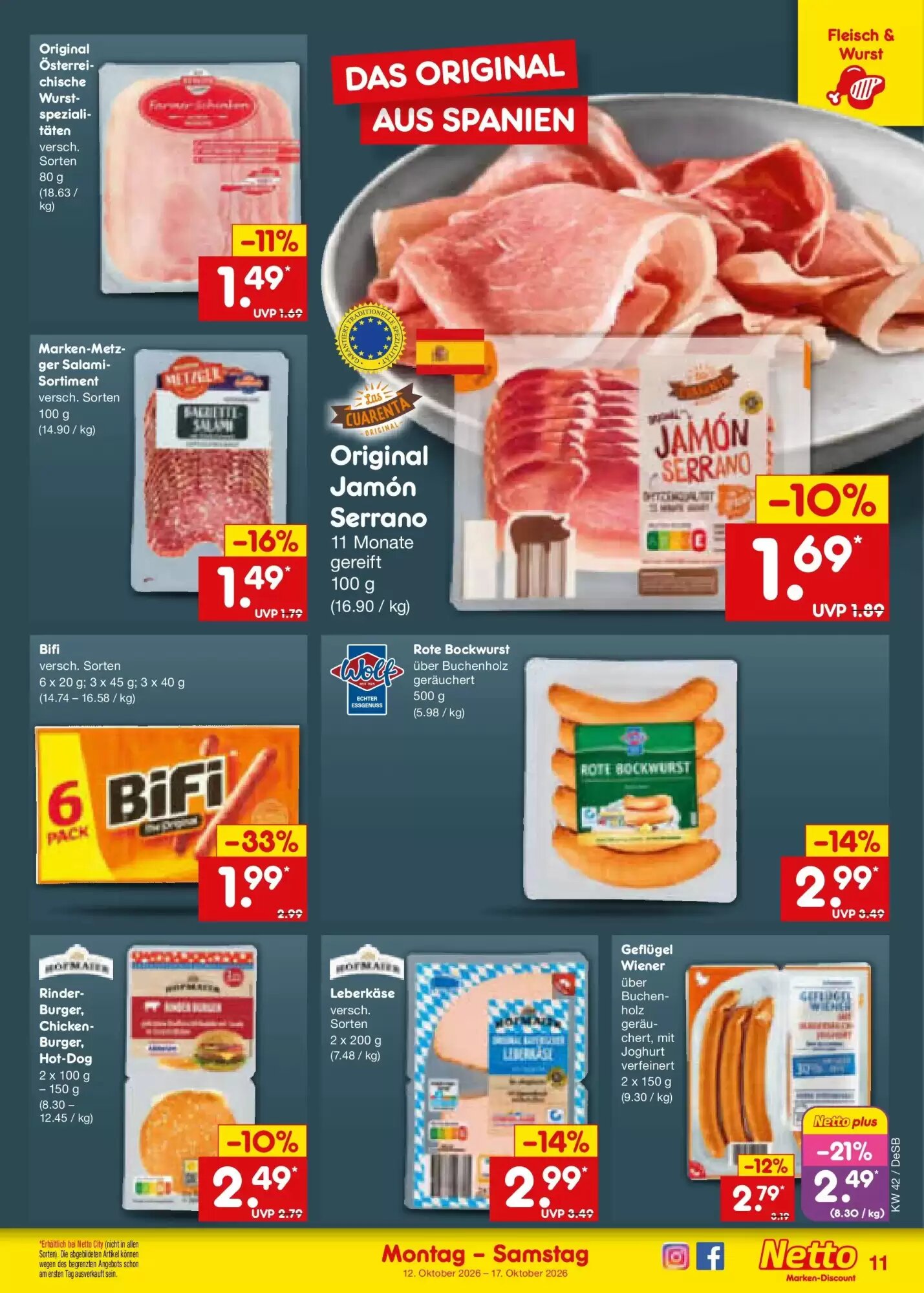 Netto Marken-Discount Prospekt (ab 11.10.2026) zum Blättern - Seite 13