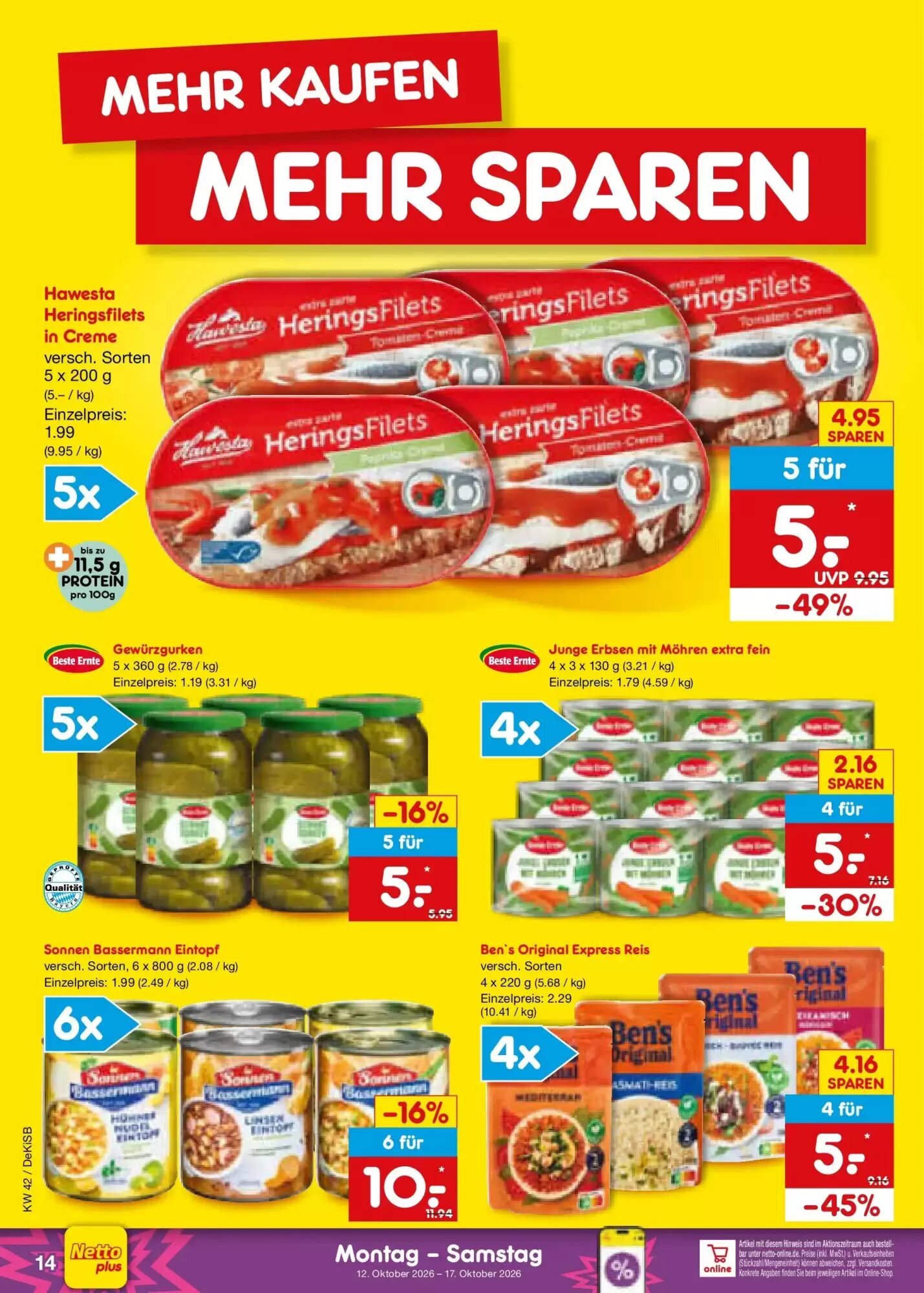 Netto Marken-Discount Prospekt (ab 11.10.2026) zum Blättern - Seite 16