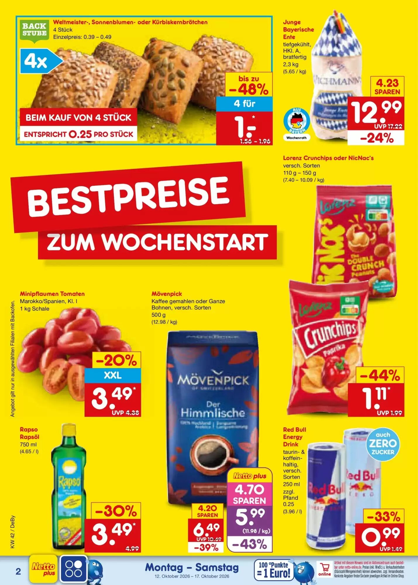 Netto Marken-Discount Prospekt (ab 11.10.2026) zum Blättern - Seite 2