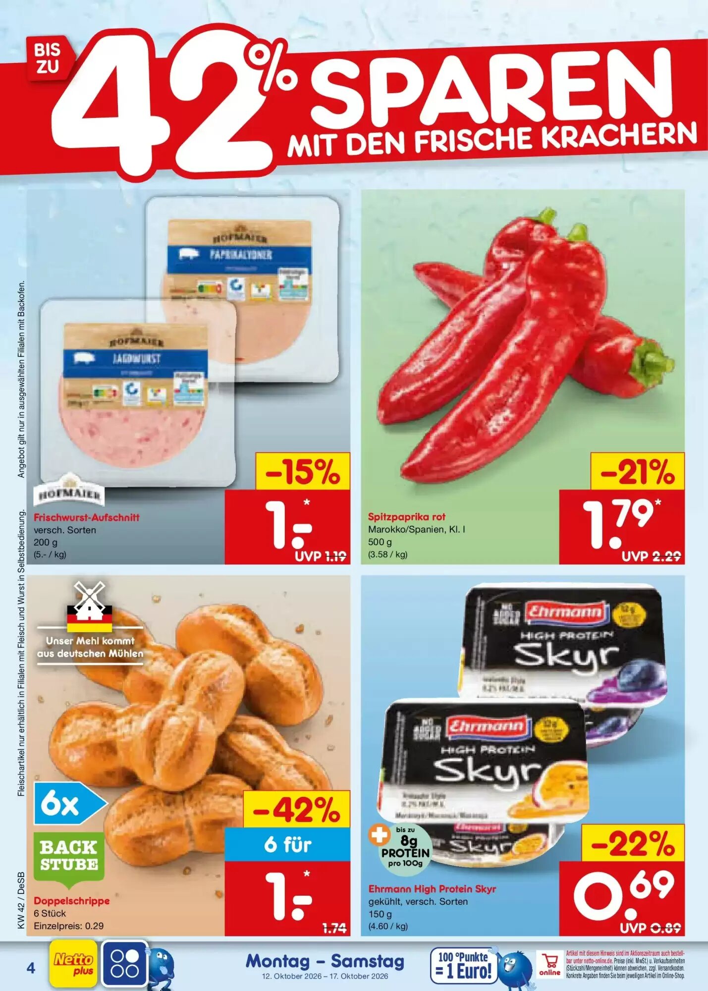 Netto Marken-Discount Prospekt (ab 11.10.2026) zum Blättern - Seite 4