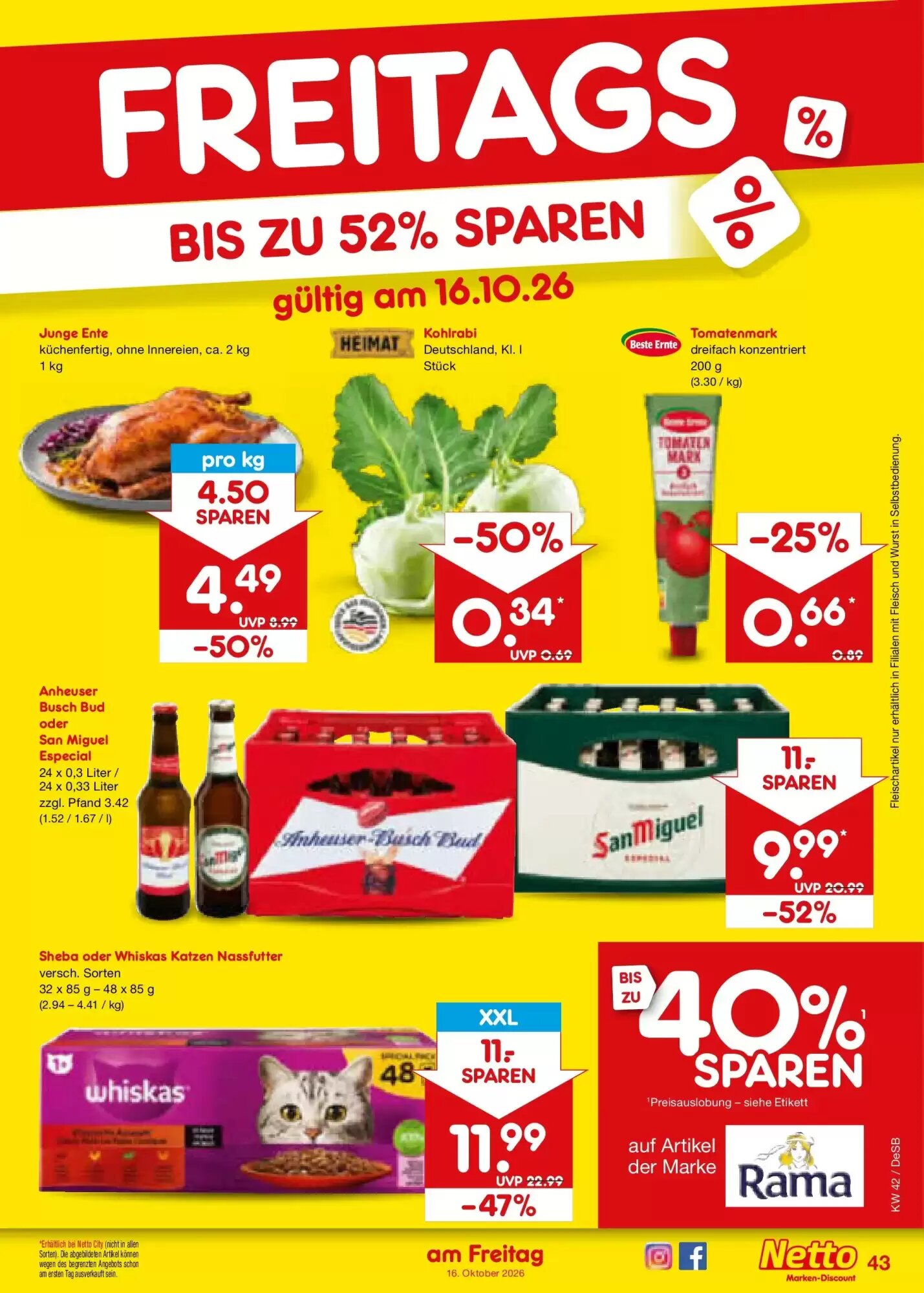 Netto Marken-Discount Prospekt (ab 11.10.2026) zum Blättern - Seite 59