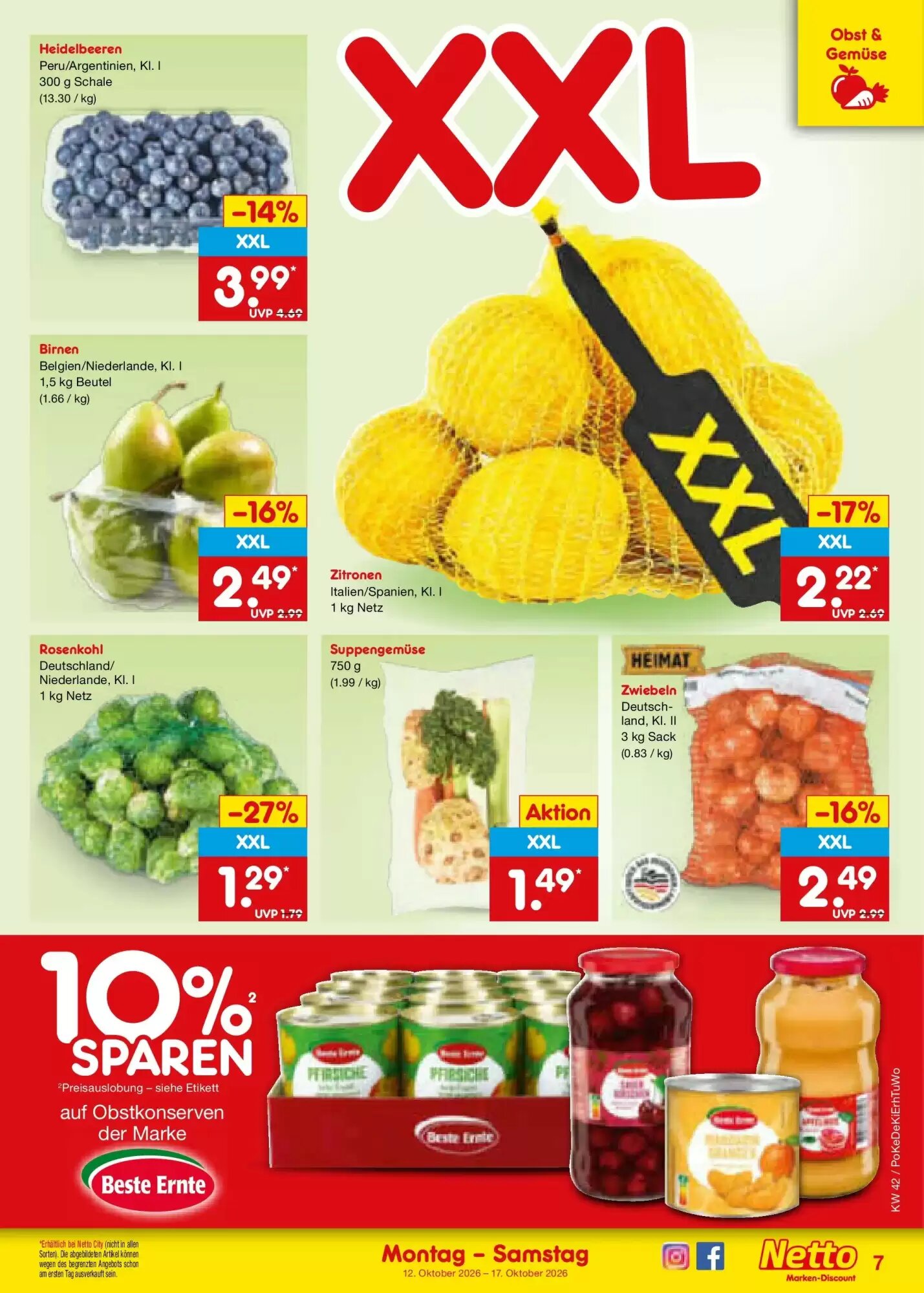Netto Marken-Discount Prospekt (ab 11.10.2026) zum Blättern - Seite 7