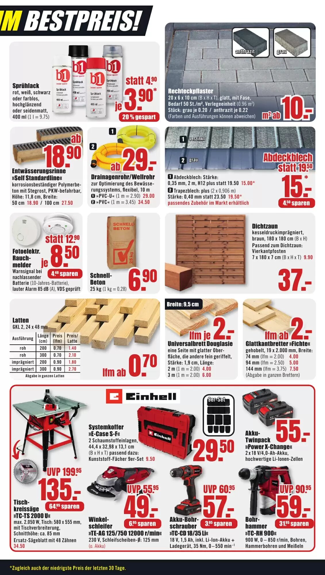 B1 Discount Baumarkt Prospekt (ab 11.10.2026) zum Blättern - Seite 3