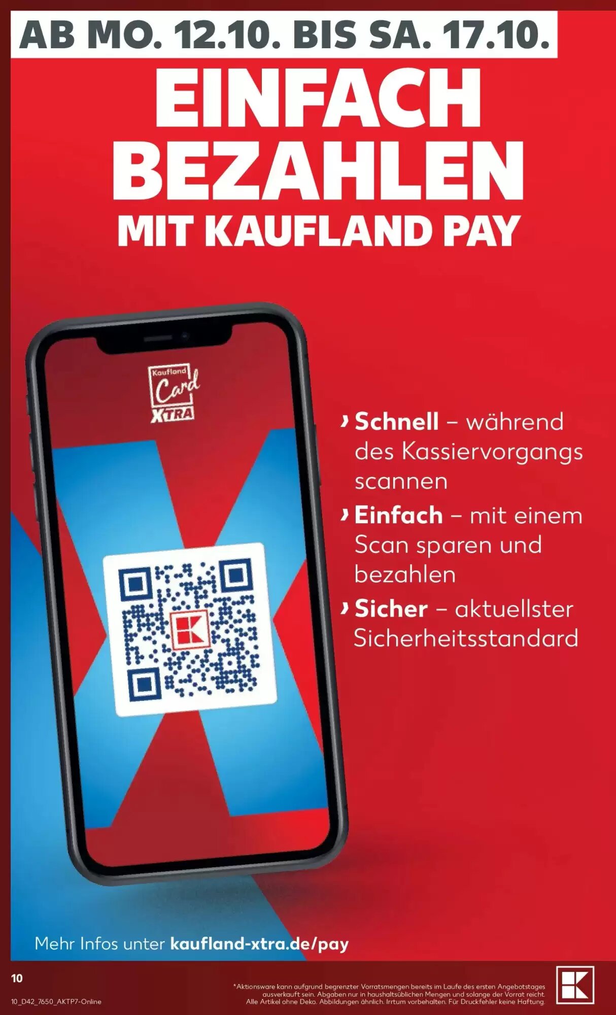 Kaufland Prospekt (ab 11.10.2026) zum Blättern - Seite 14