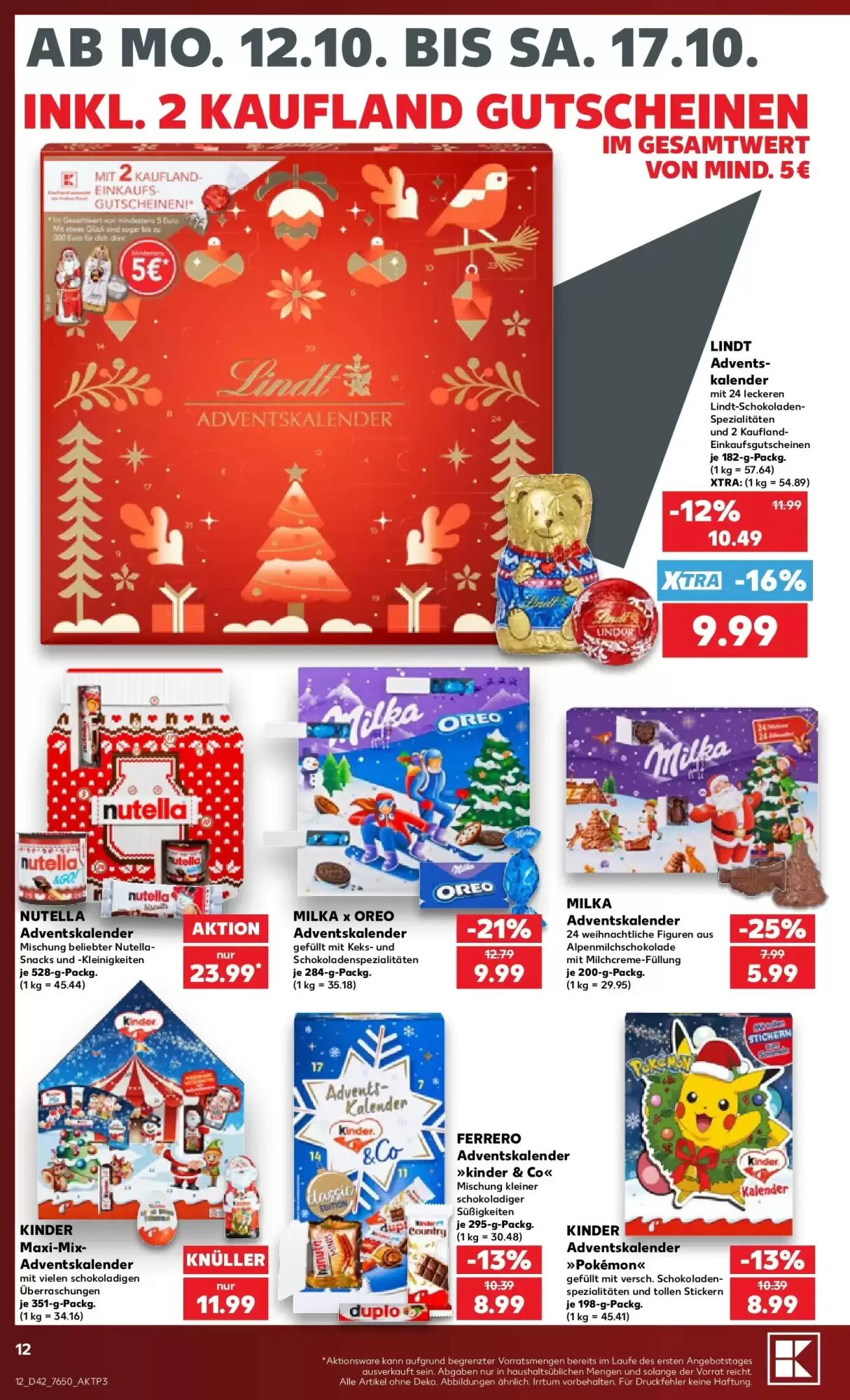 Kaufland Prospekt (ab 11.10.2026) zum Blättern - Seite 16