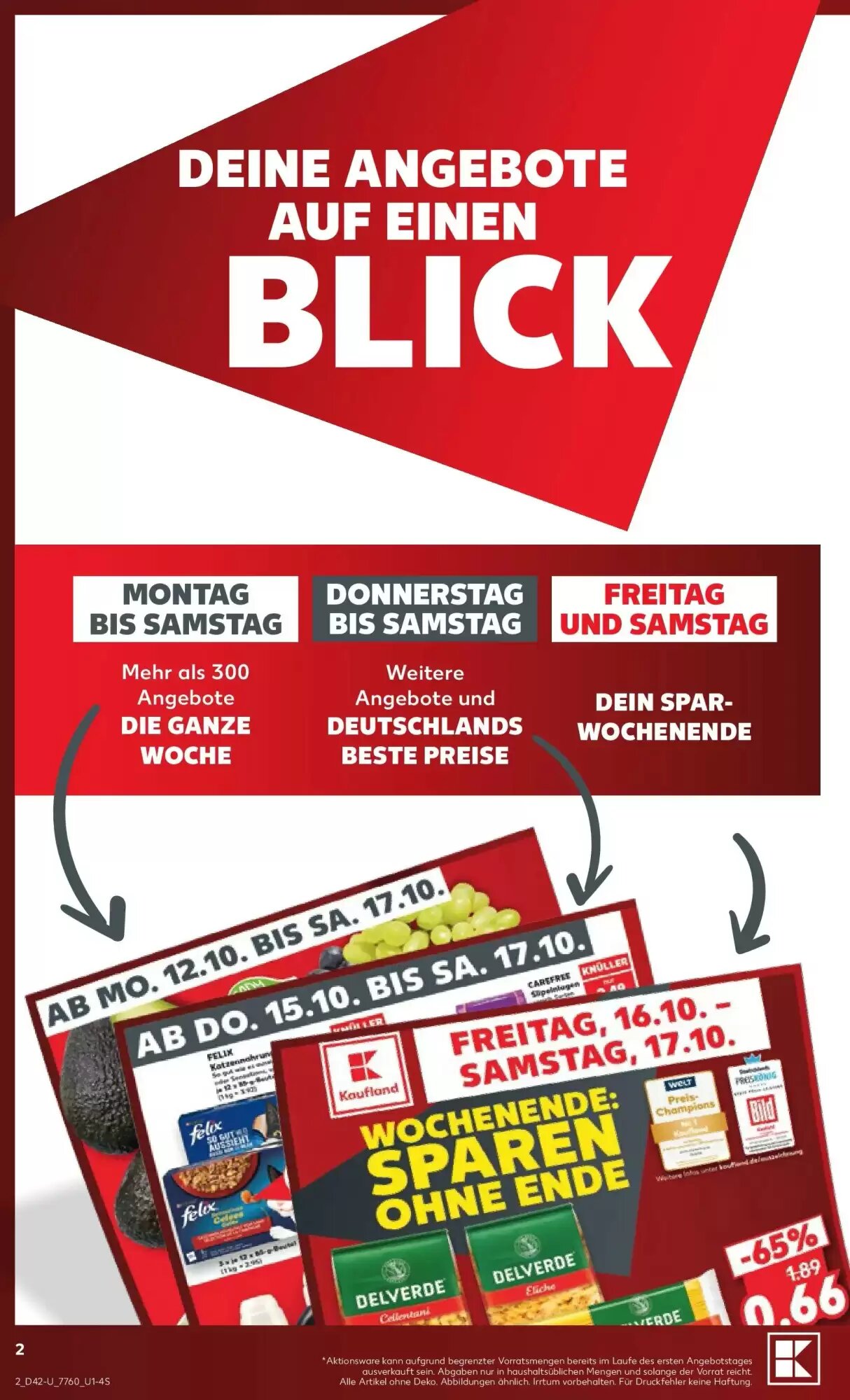 Kaufland Prospekt (ab 11.10.2026) zum Blättern - Seite 2