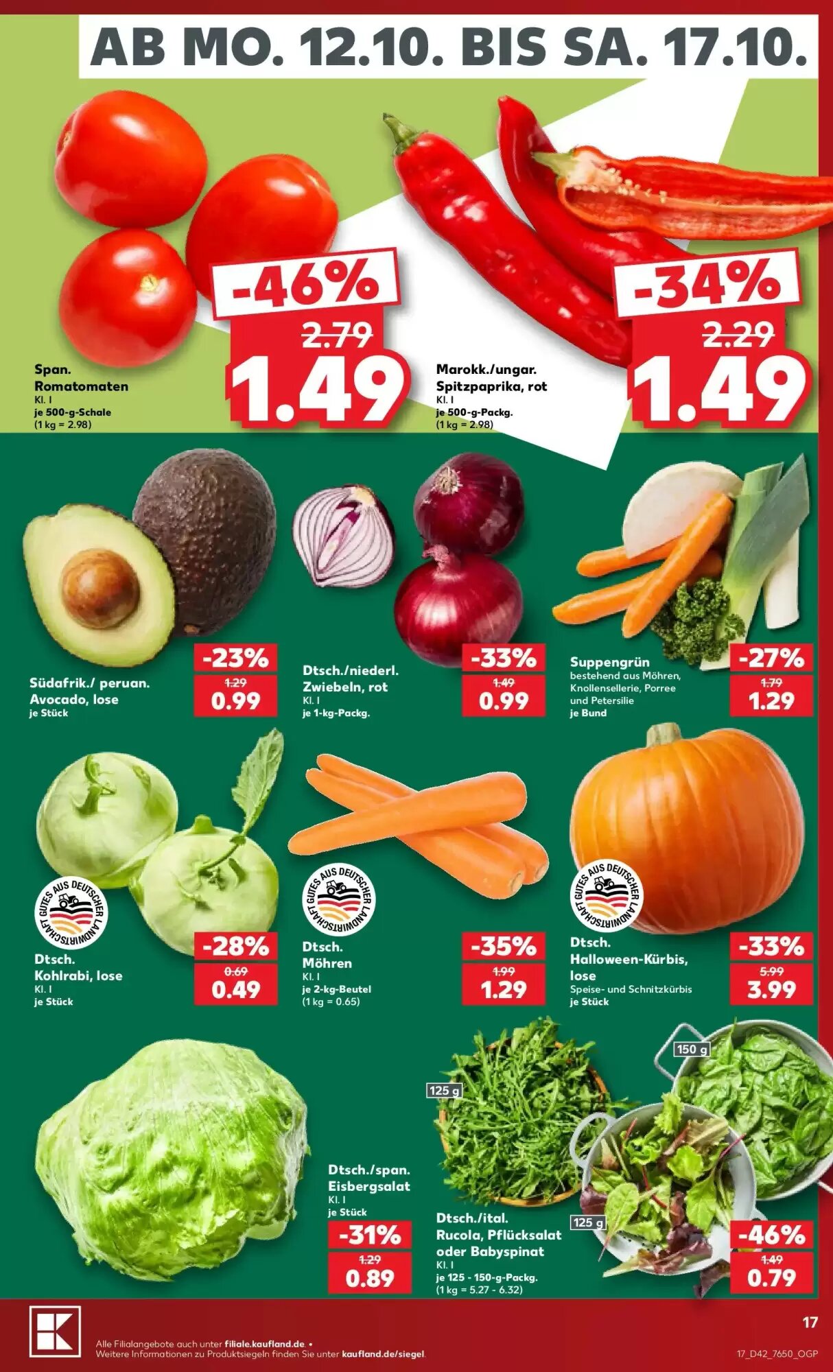 Kaufland Prospekt (ab 11.10.2026) zum Blättern - Seite 21