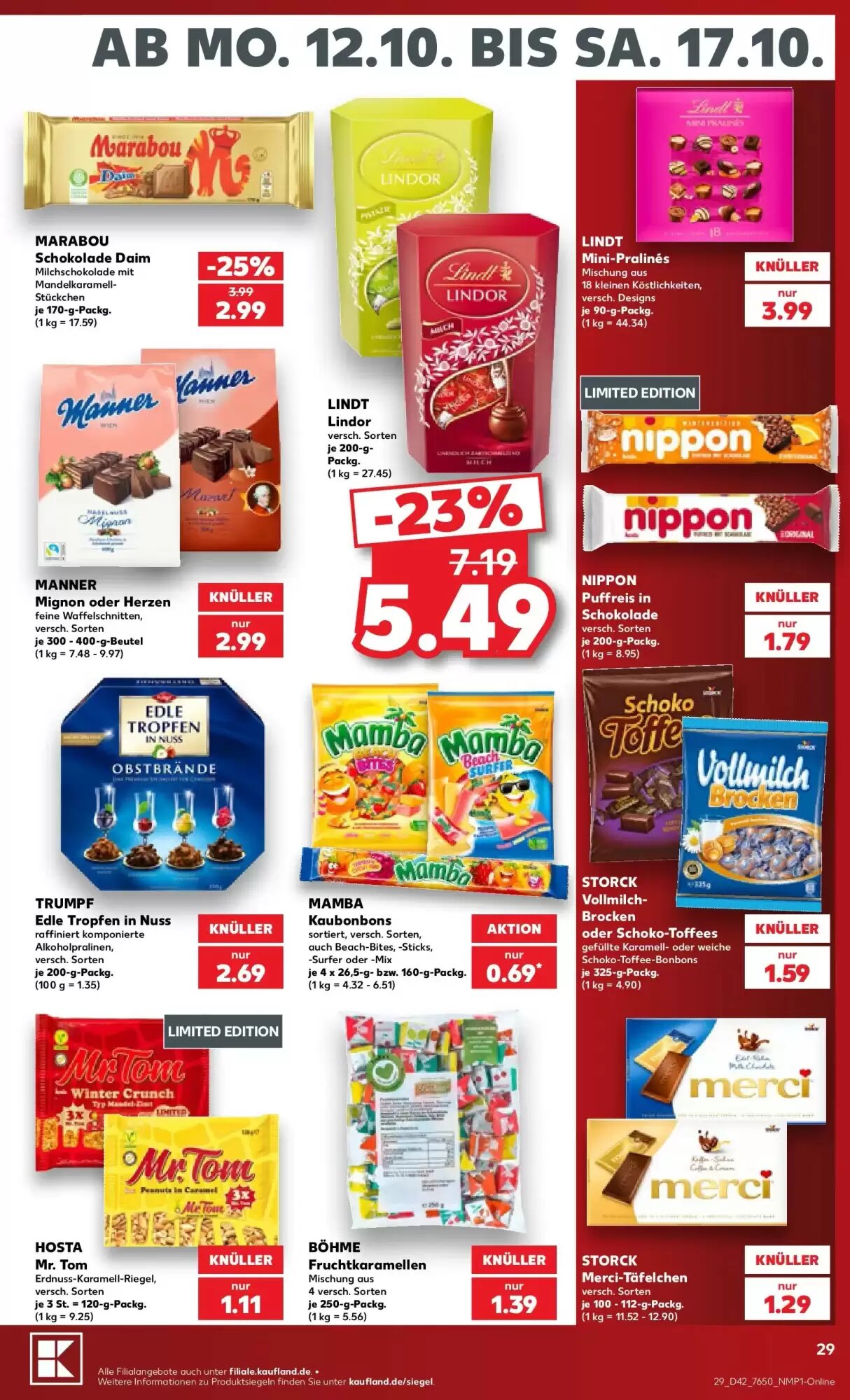 Kaufland Prospekt (ab 11.10.2026) zum Blättern - Seite 33