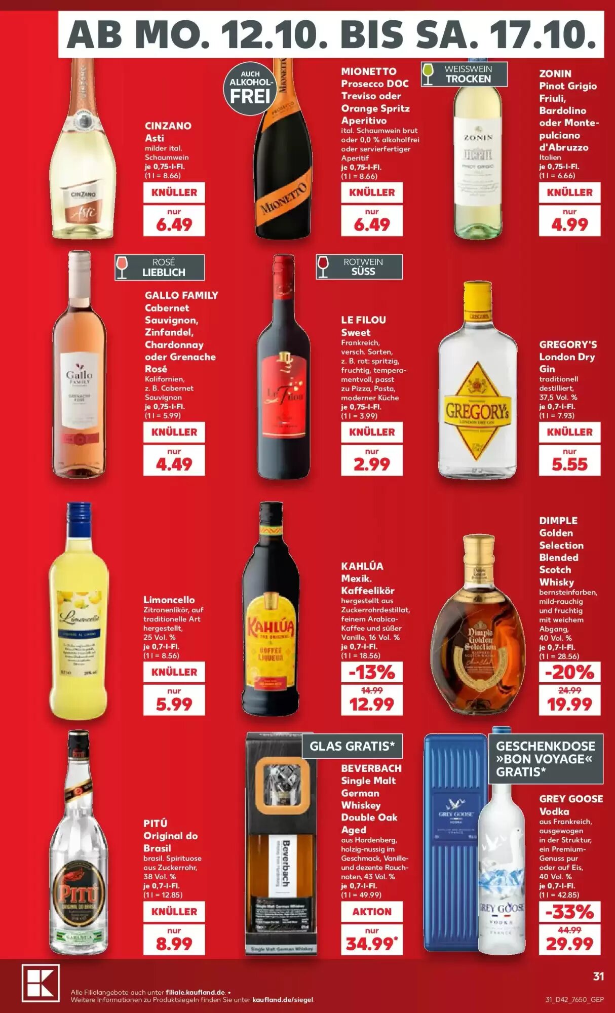 Kaufland Prospekt (ab 11.10.2026) zum Blättern - Seite 35