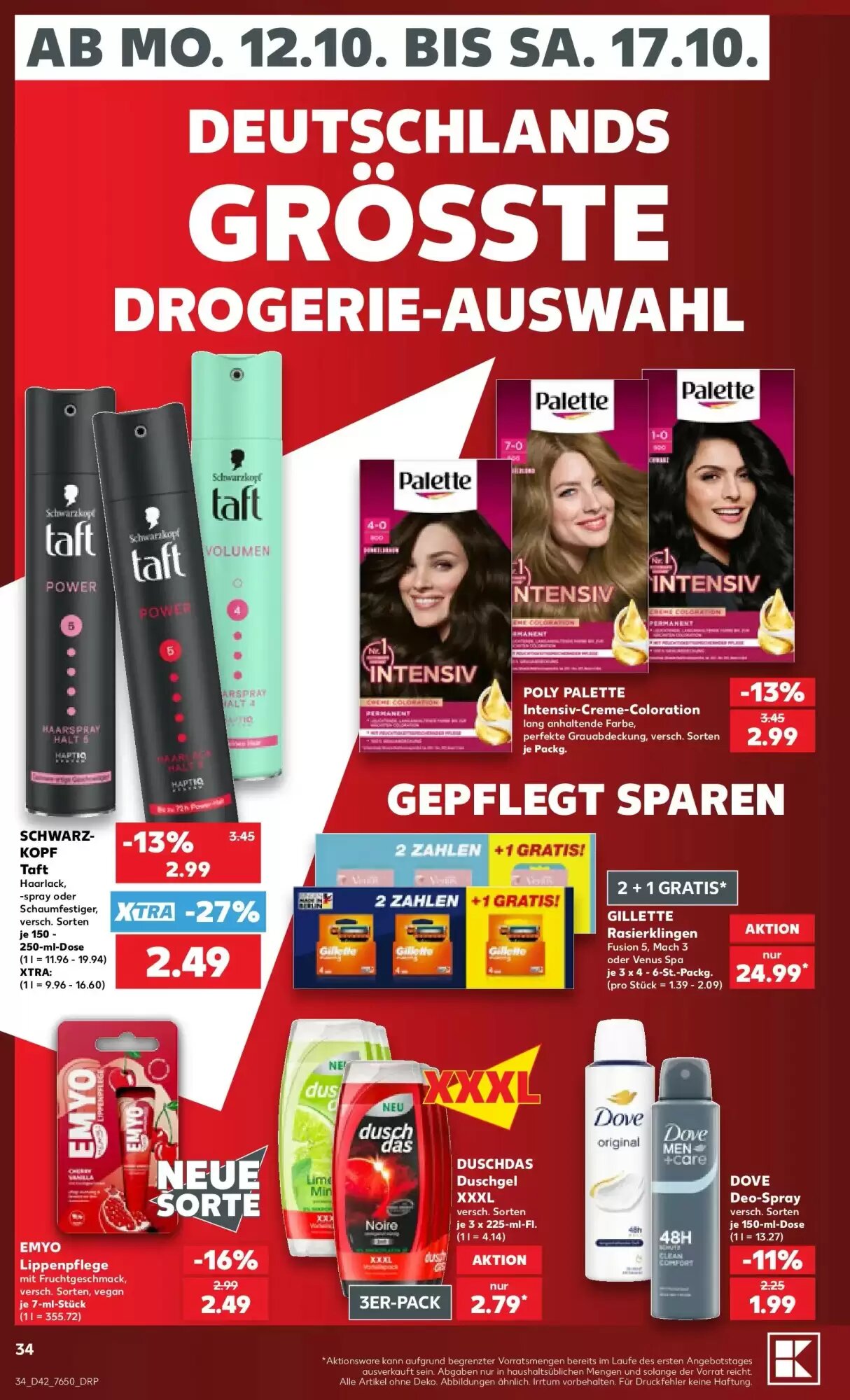 Kaufland Prospekt (ab 11.10.2026) zum Blättern - Seite 38