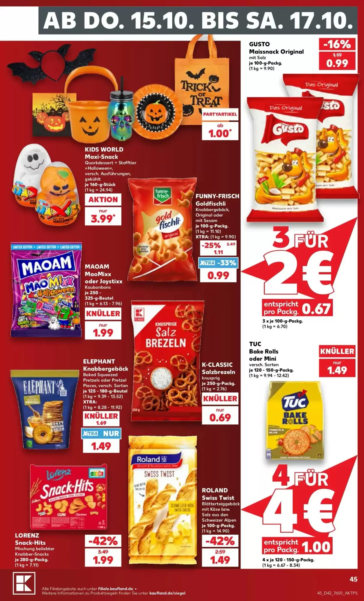 Kaufland Prospekt (ab 11.10.2026) zum Blättern - Seite 49