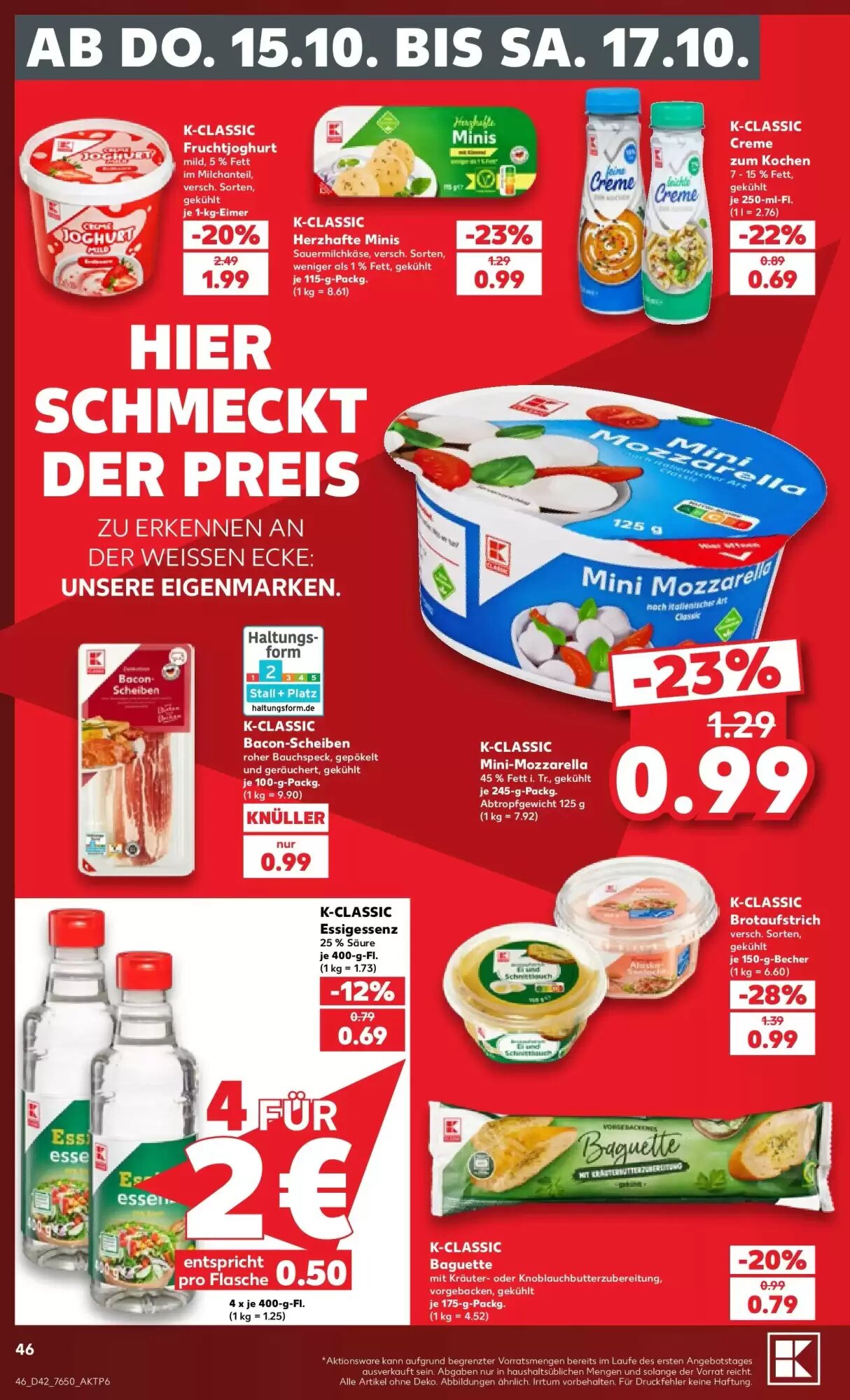 Kaufland Prospekt (ab 11.10.2026) zum Blättern - Seite 50