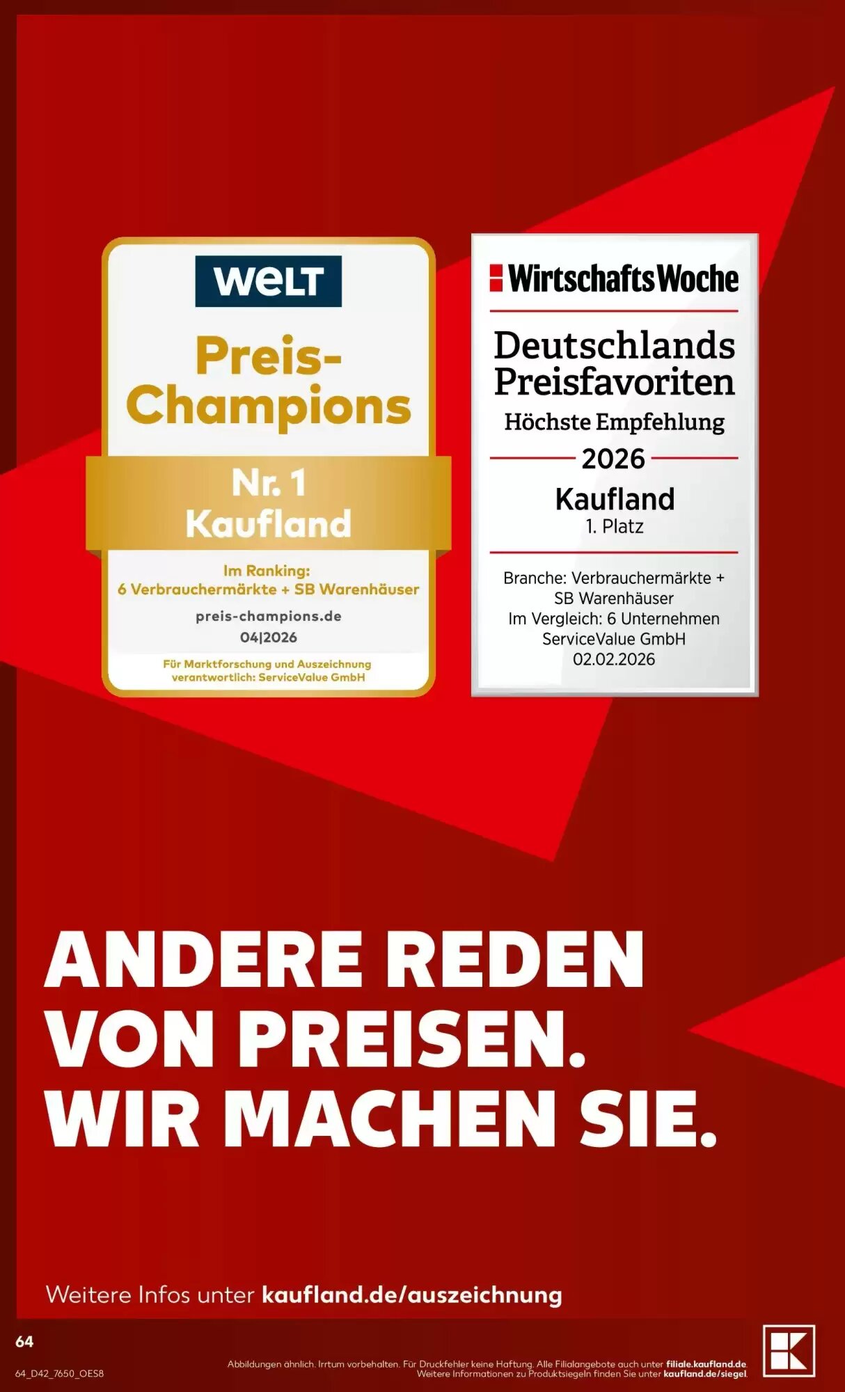 Kaufland Prospekt (ab 11.10.2026) zum Blättern - Seite 68