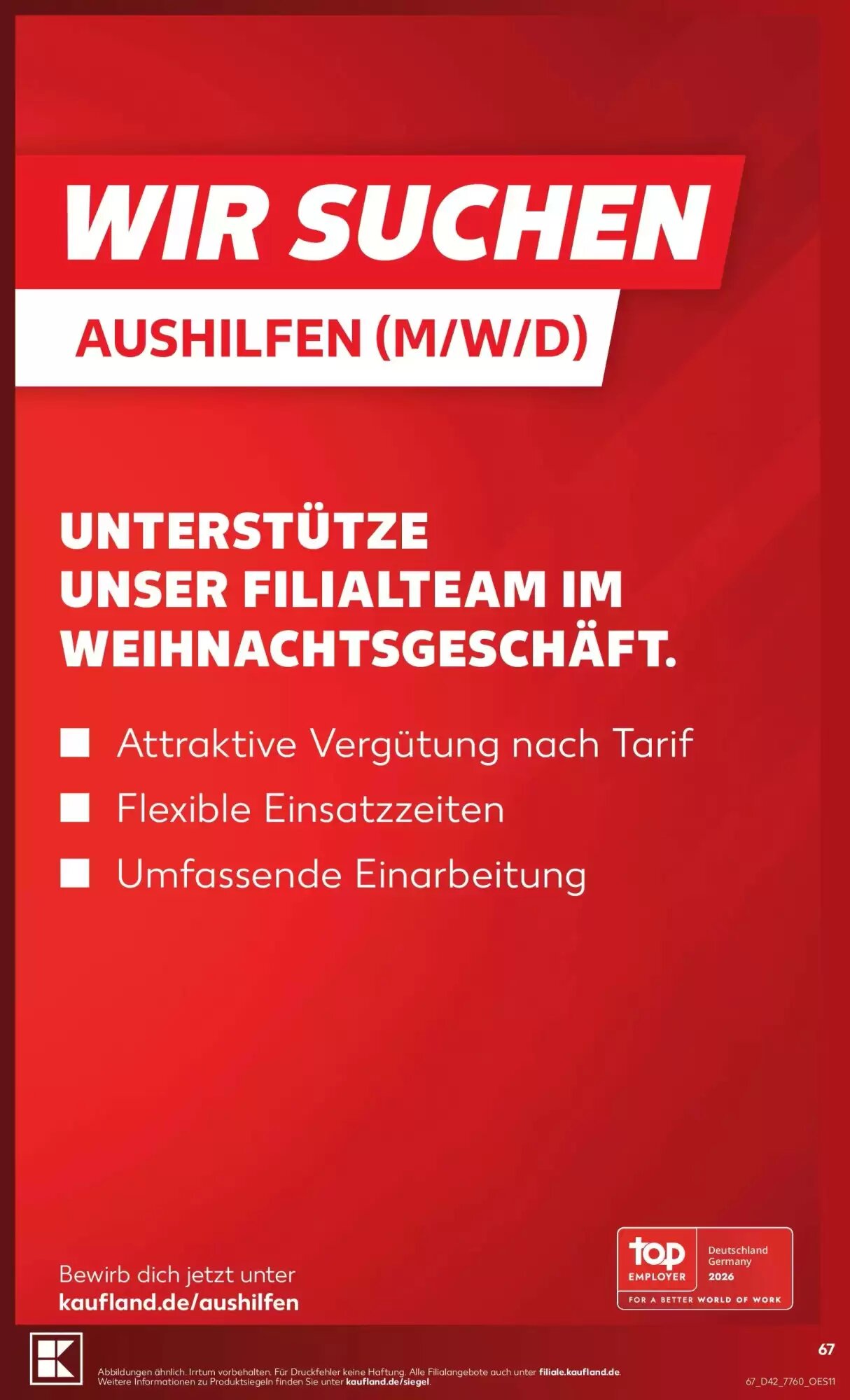 Kaufland Prospekt (ab 11.10.2026) zum Blättern - Seite 71