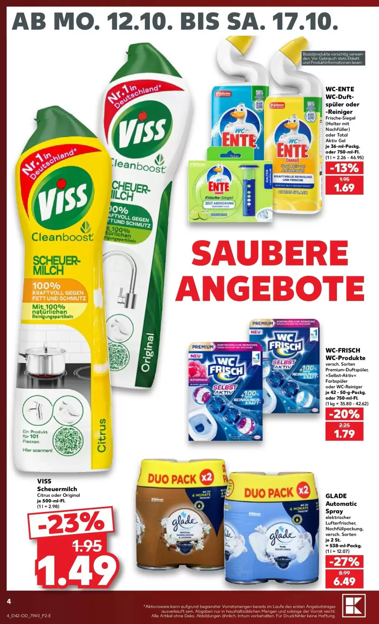 Kaufland Prospekt (ab 11.10.2026) zum Blättern - Seite 76